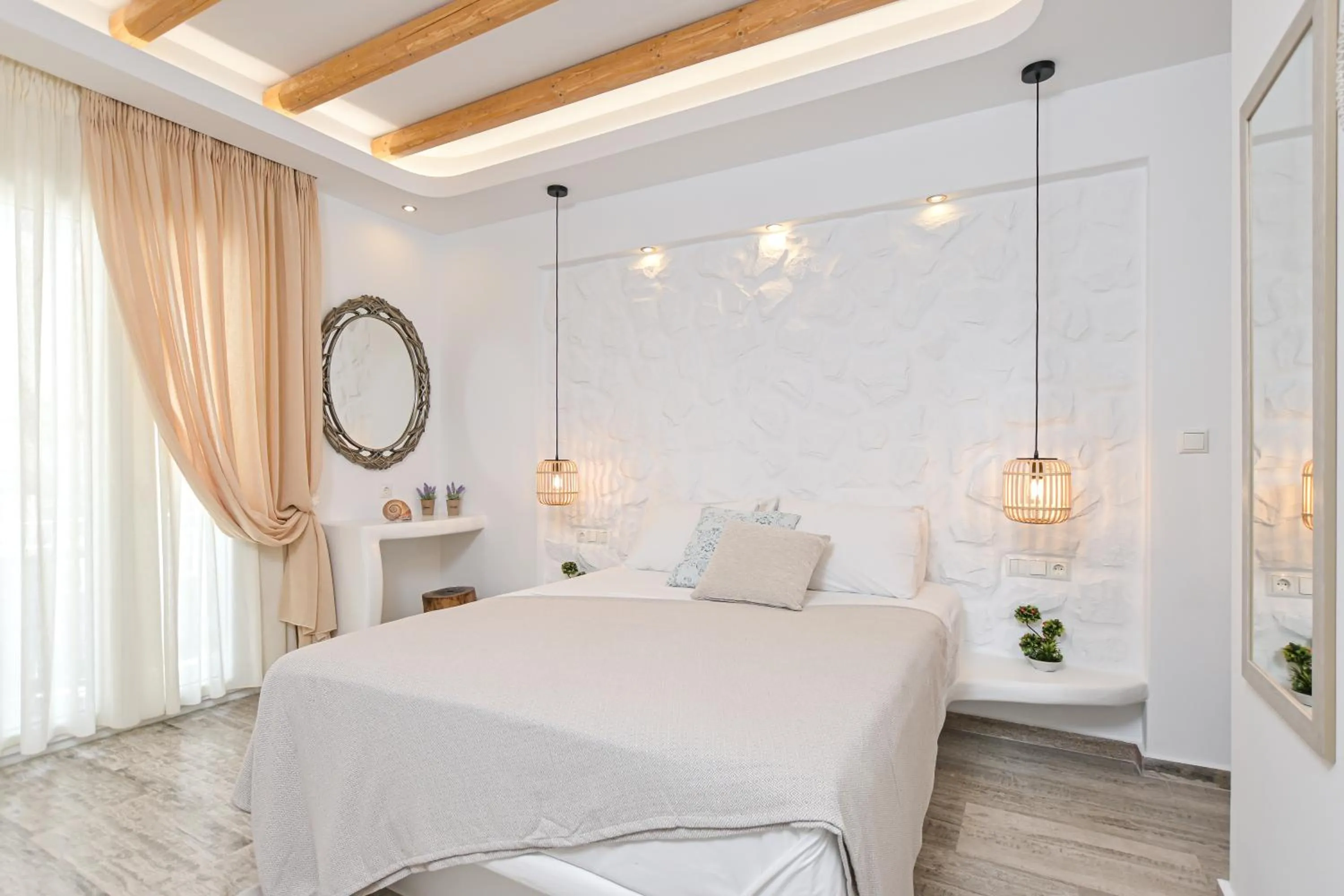 Bed in Blue Sky Summer