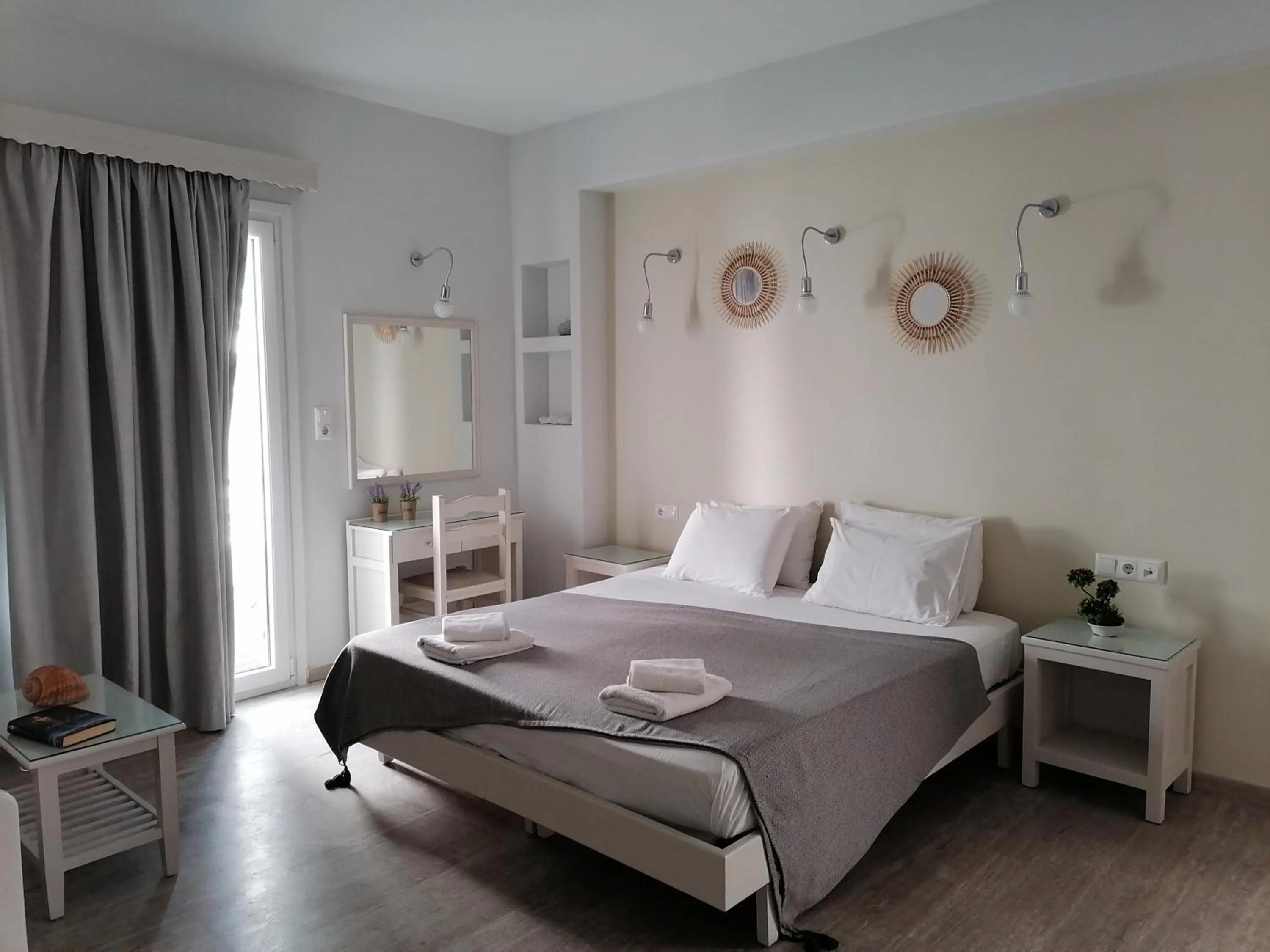 Bed in Blue Sky Summer