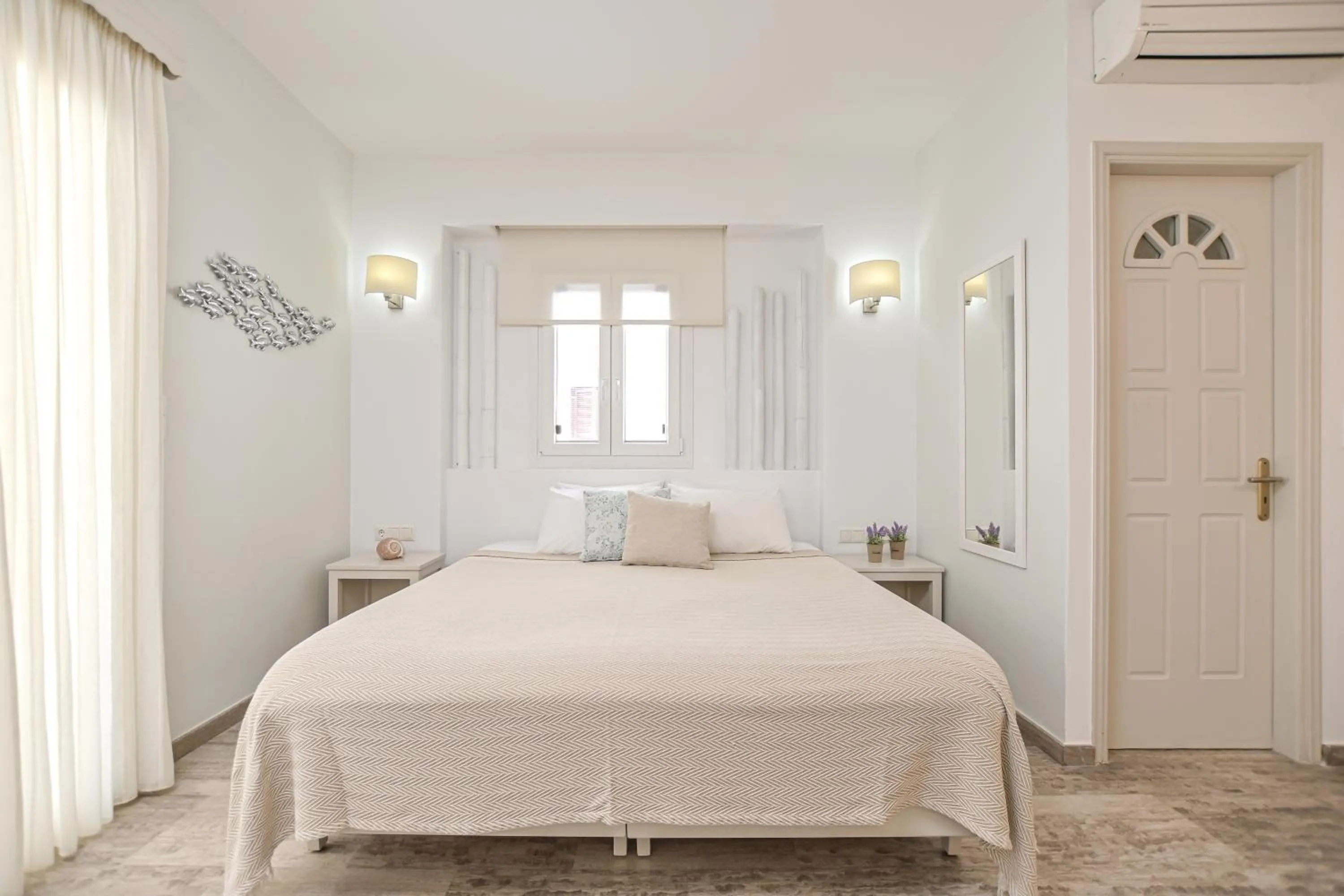 Bed in Blue Sky Summer