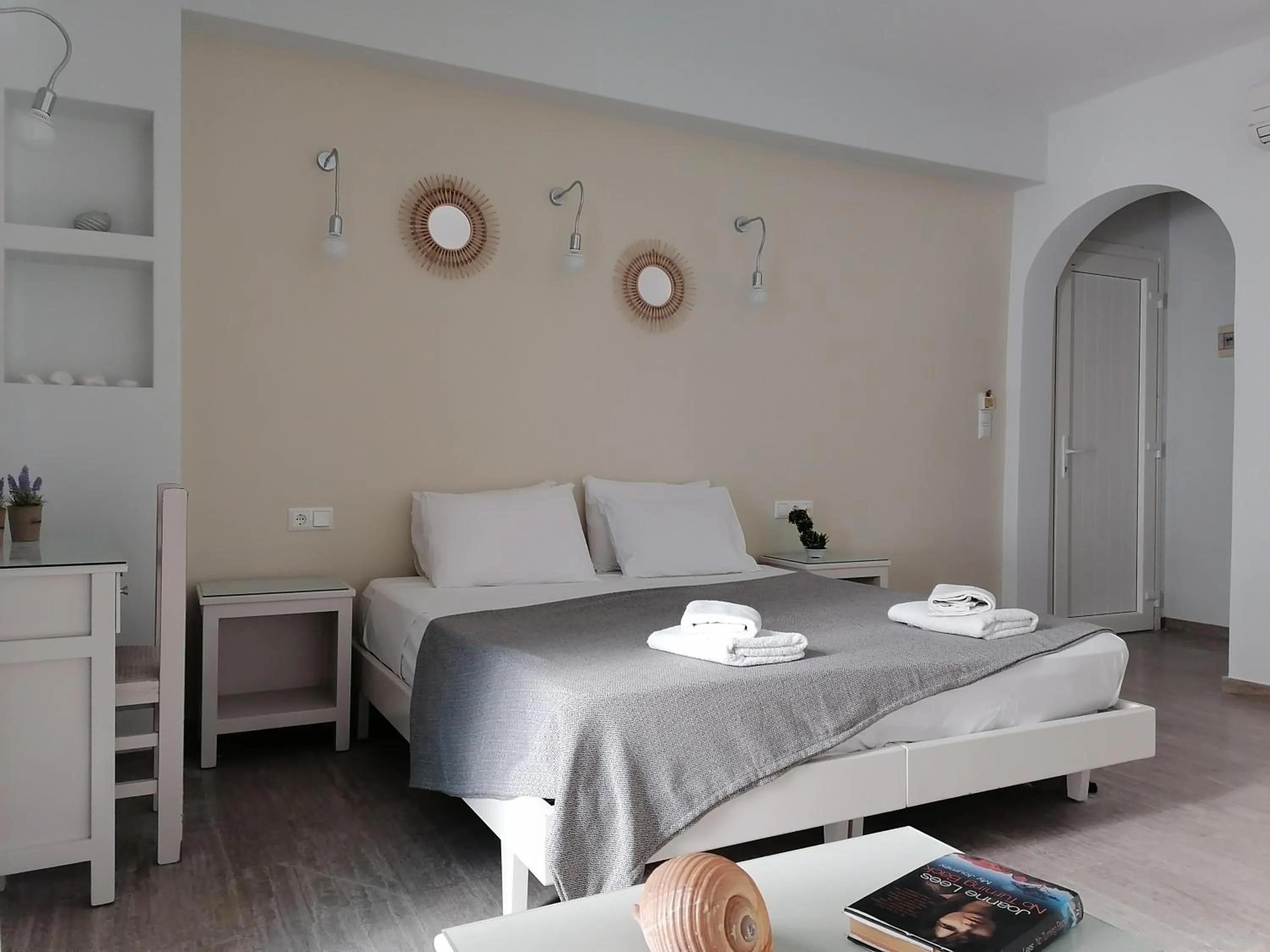 Bed in Blue Sky Summer