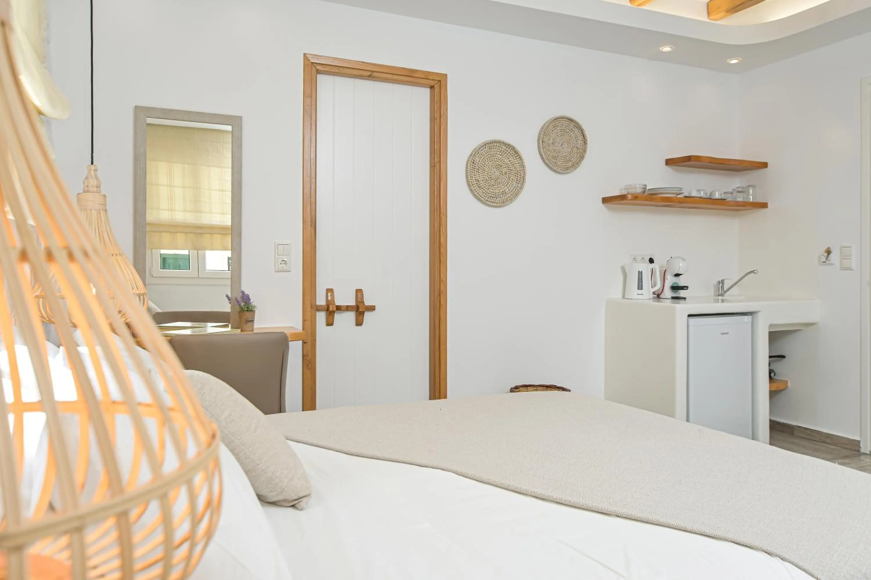 Bed in Blue Sky Summer