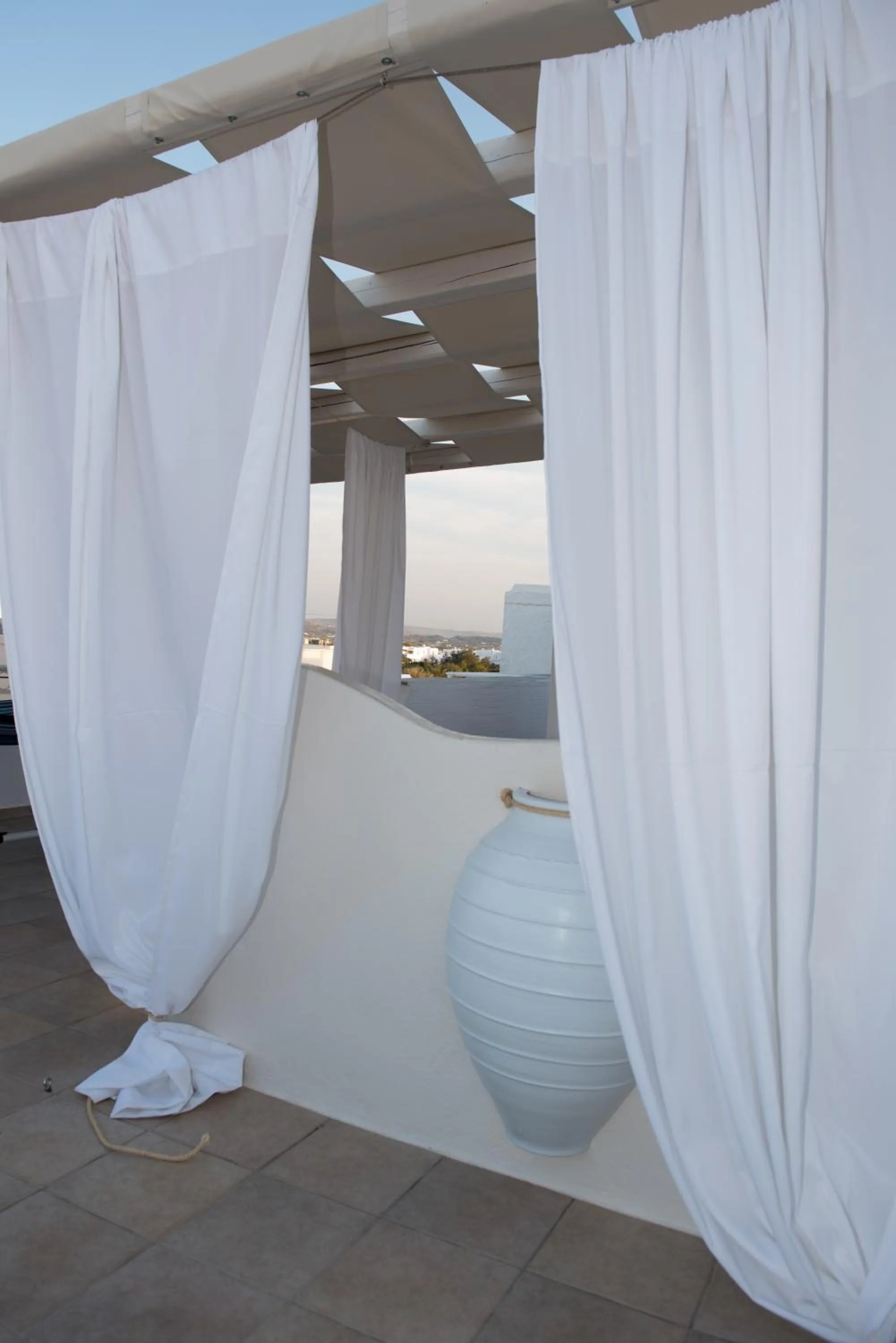 Hot Tub in Blue Sky Summer