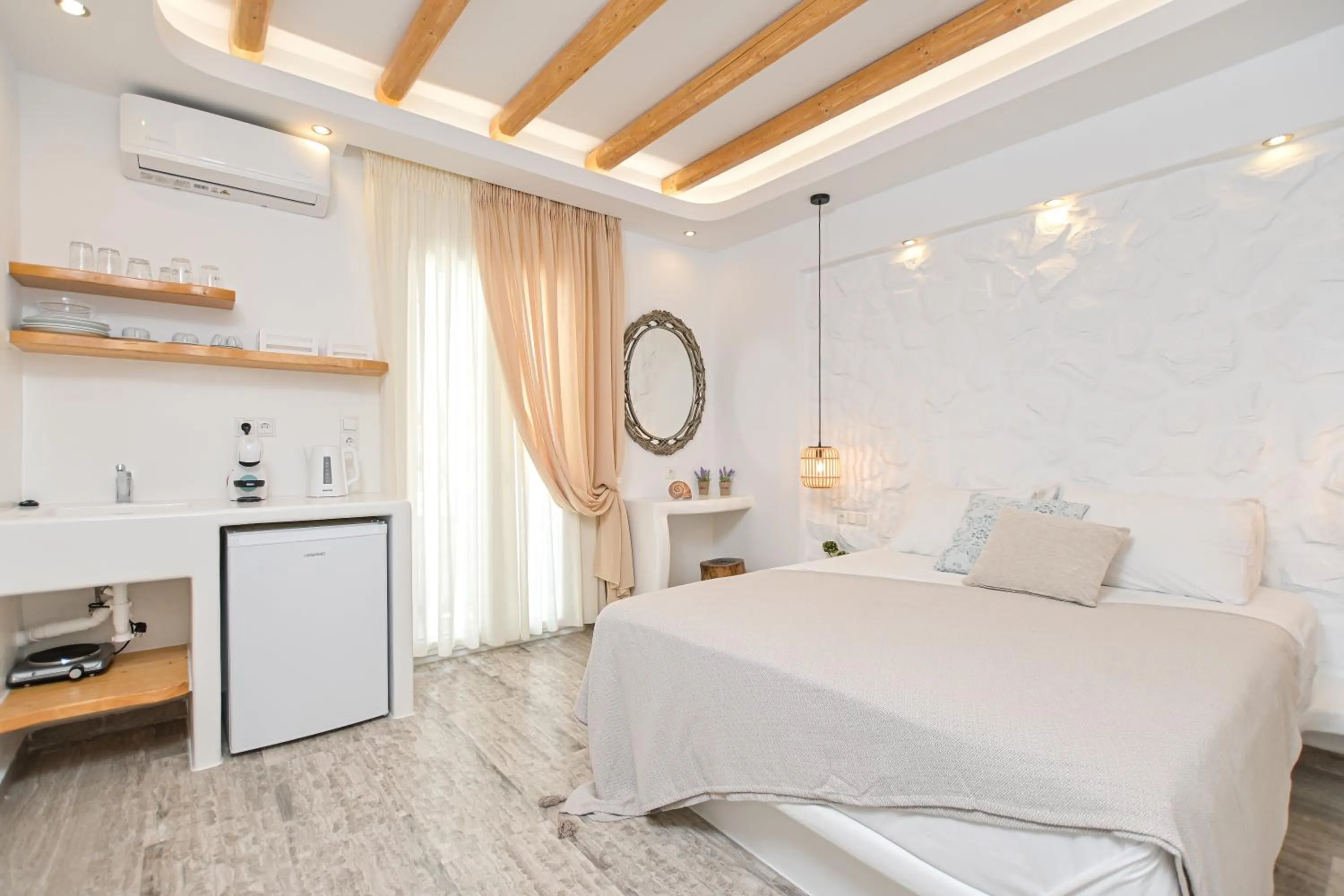 Bed in Blue Sky Summer