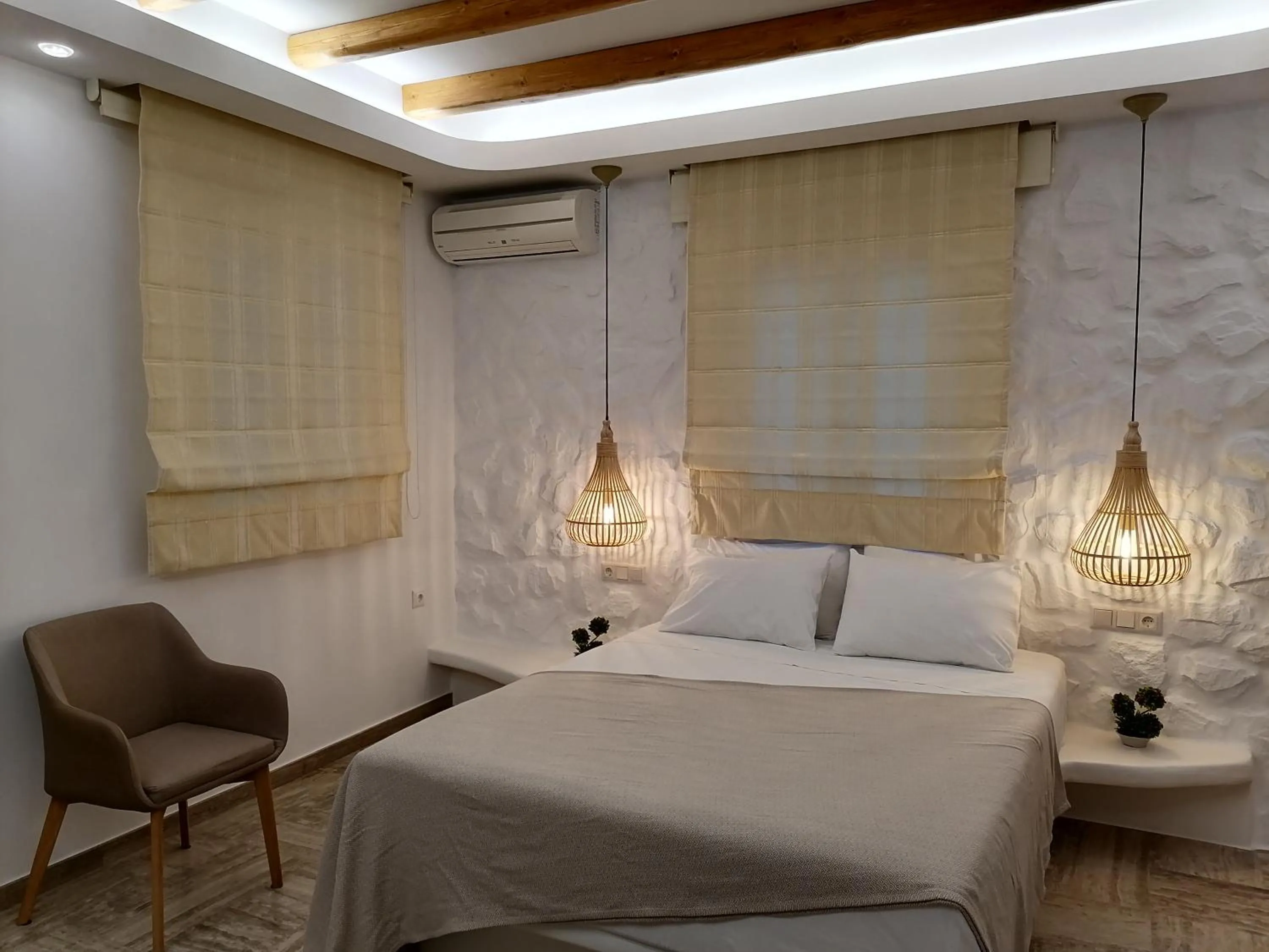 Bed in Blue Sky Summer