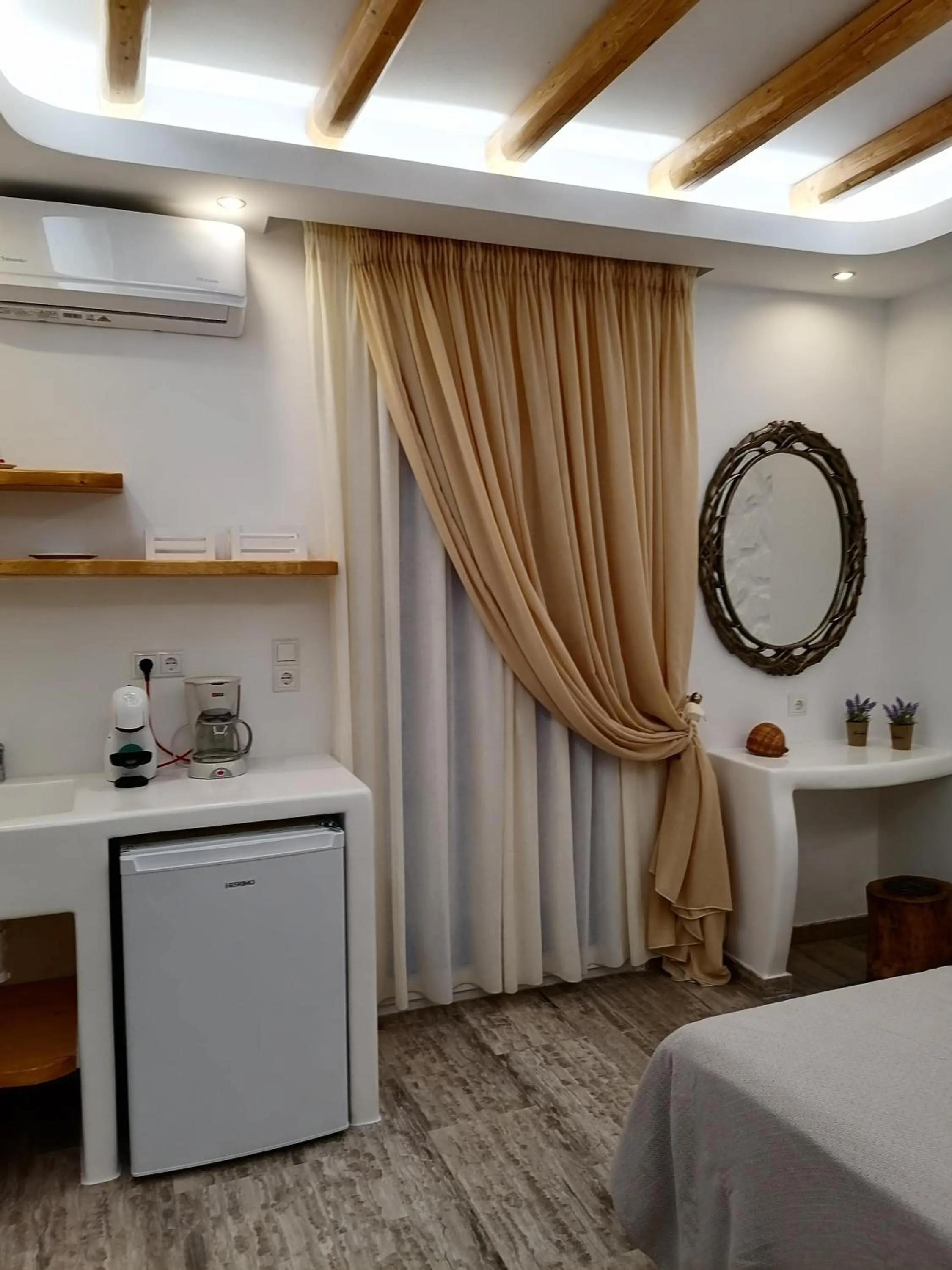 Bed in Blue Sky Summer