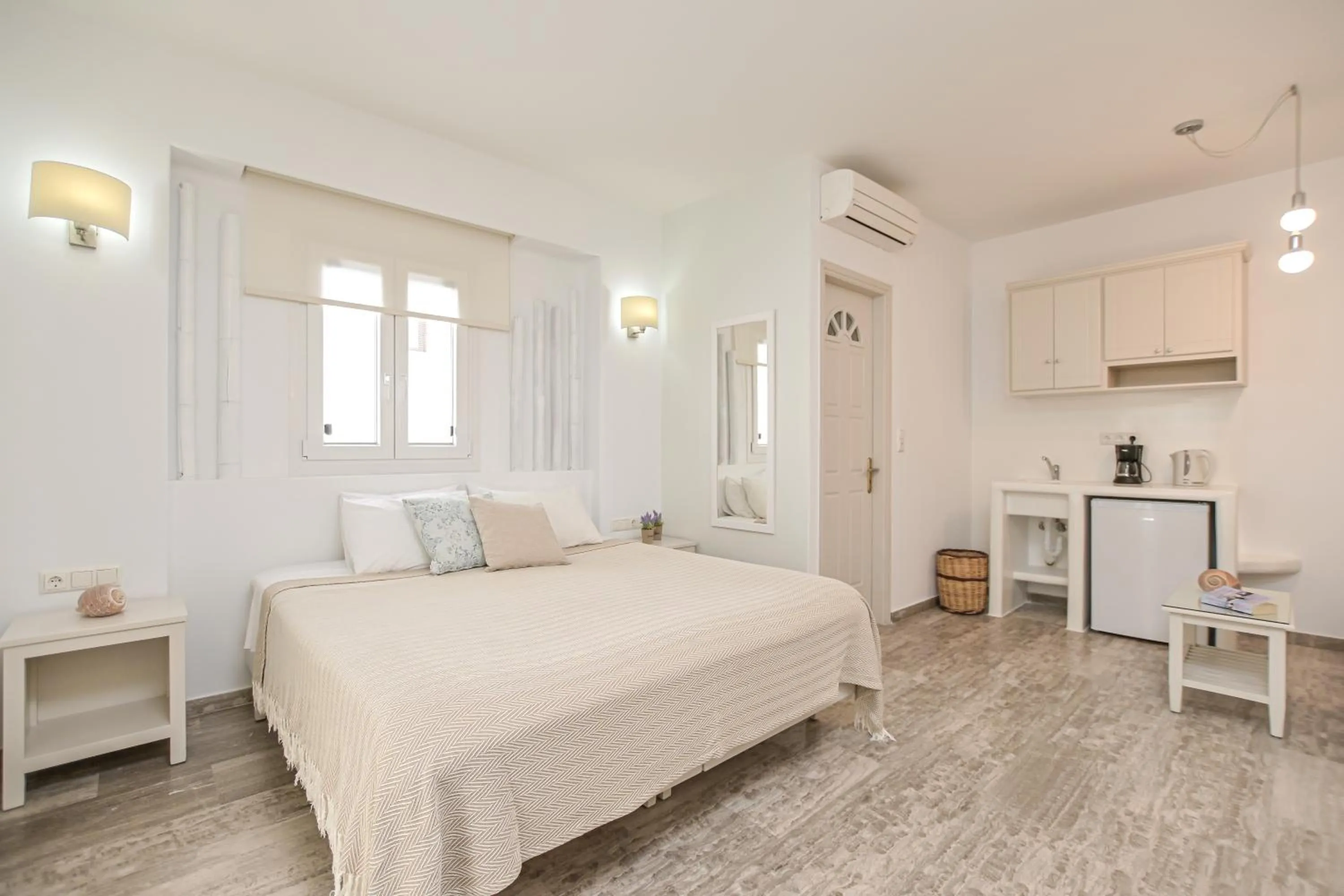 Bed in Blue Sky Summer