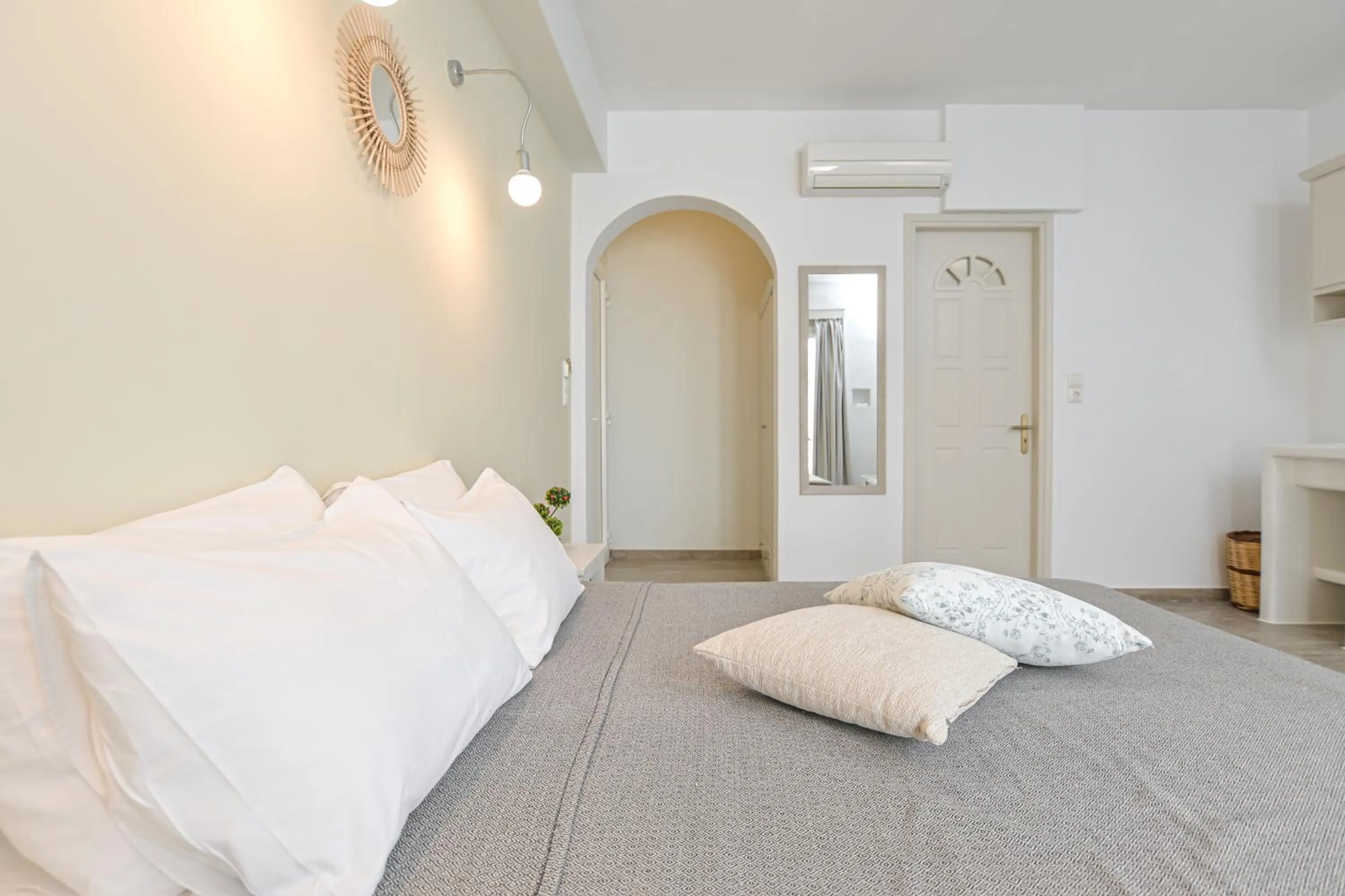 Bed in Blue Sky Summer