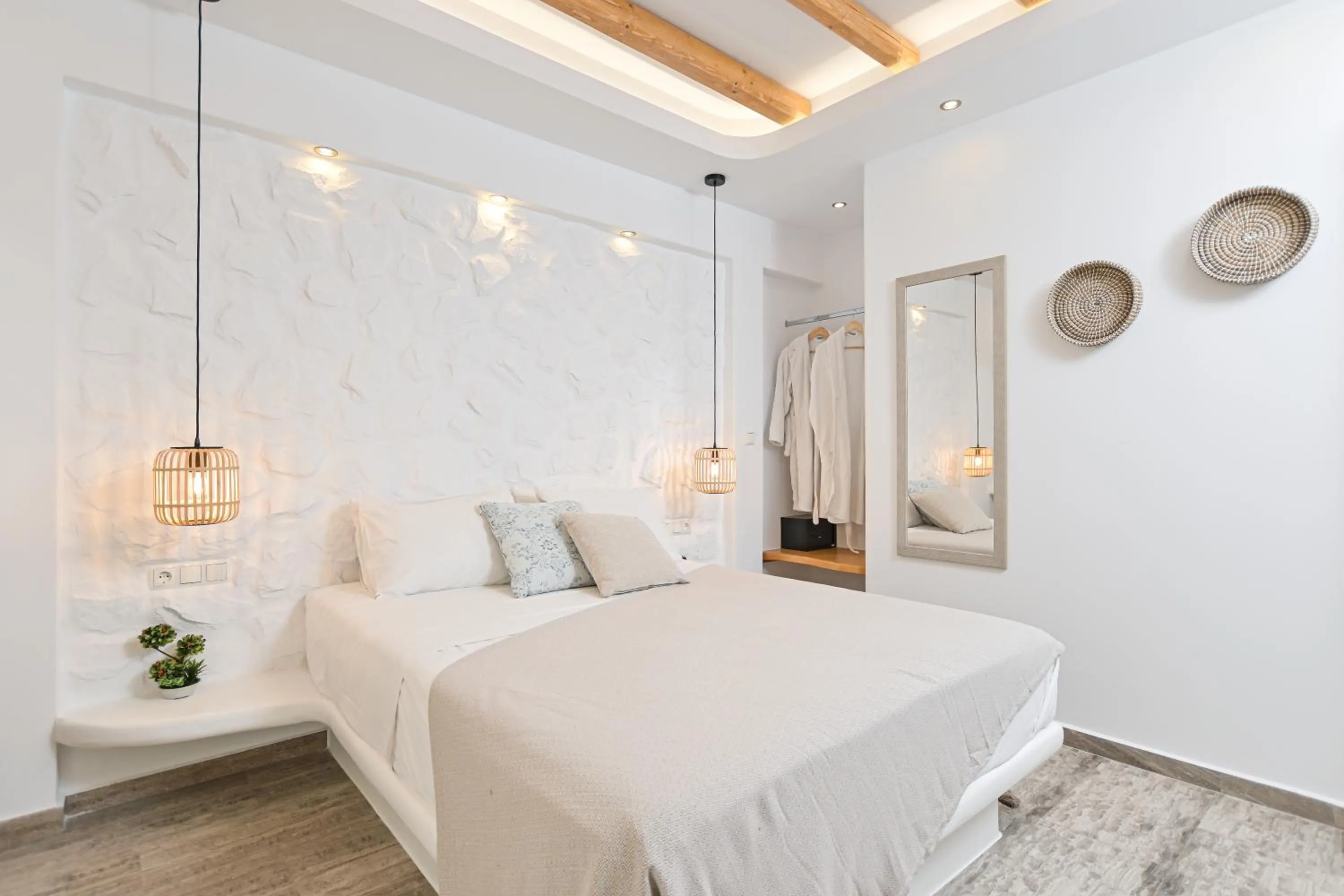 Bed in Blue Sky Summer