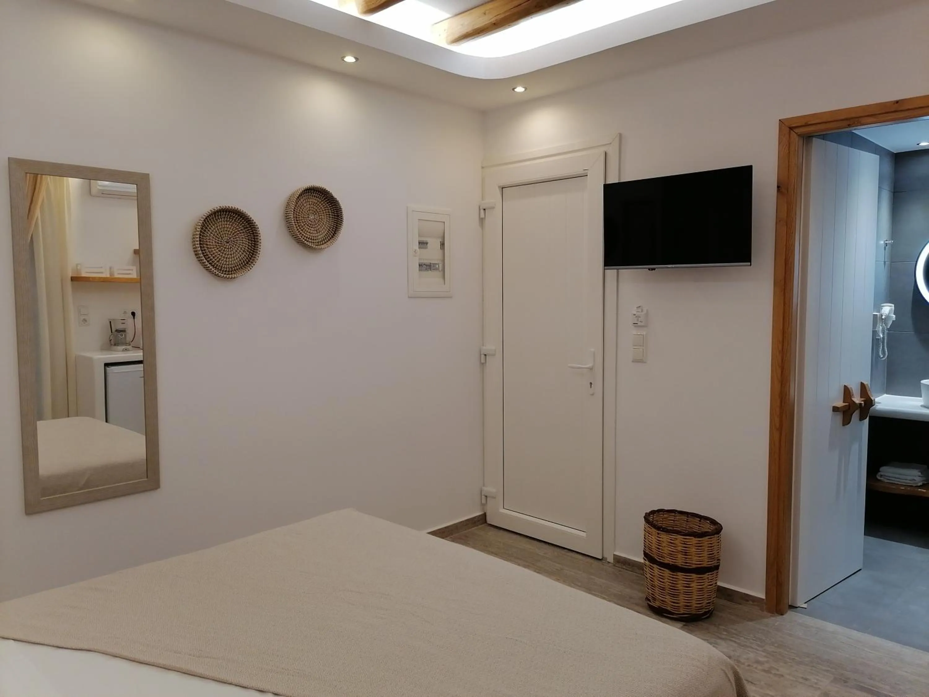 Bed in Blue Sky Summer