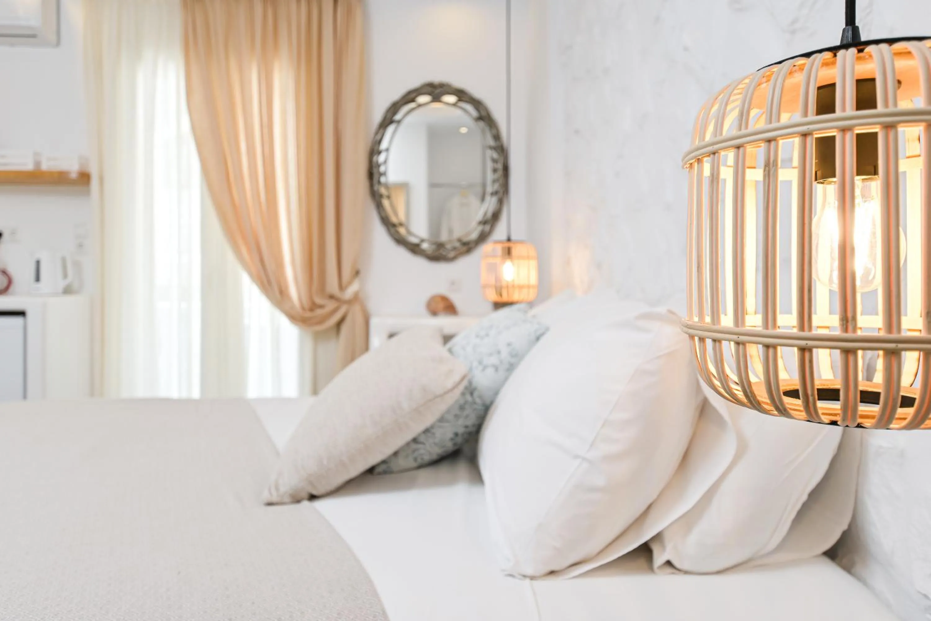 Bed in Blue Sky Summer