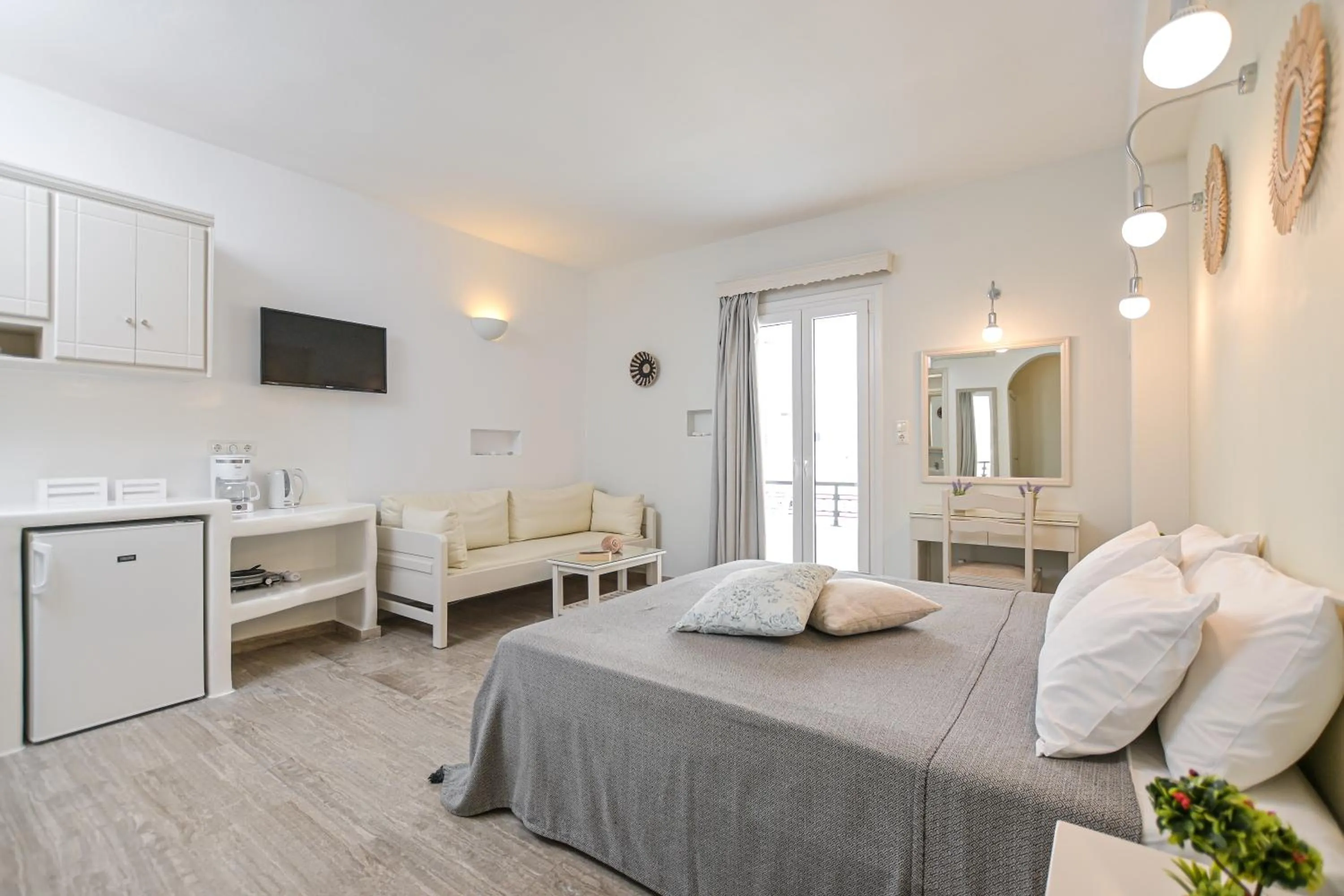 Bed in Blue Sky Summer