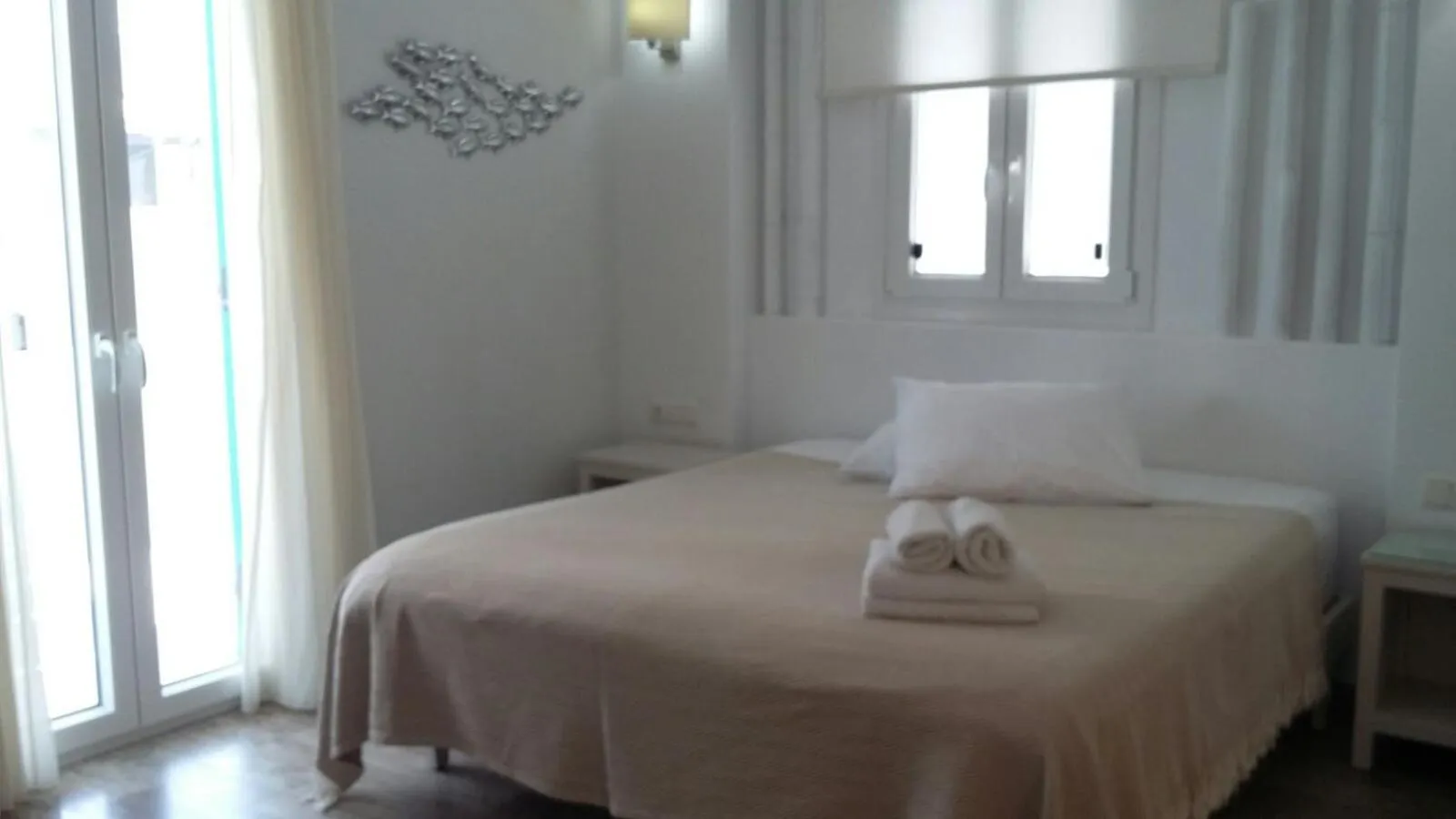 Bed in Blue Sky Summer