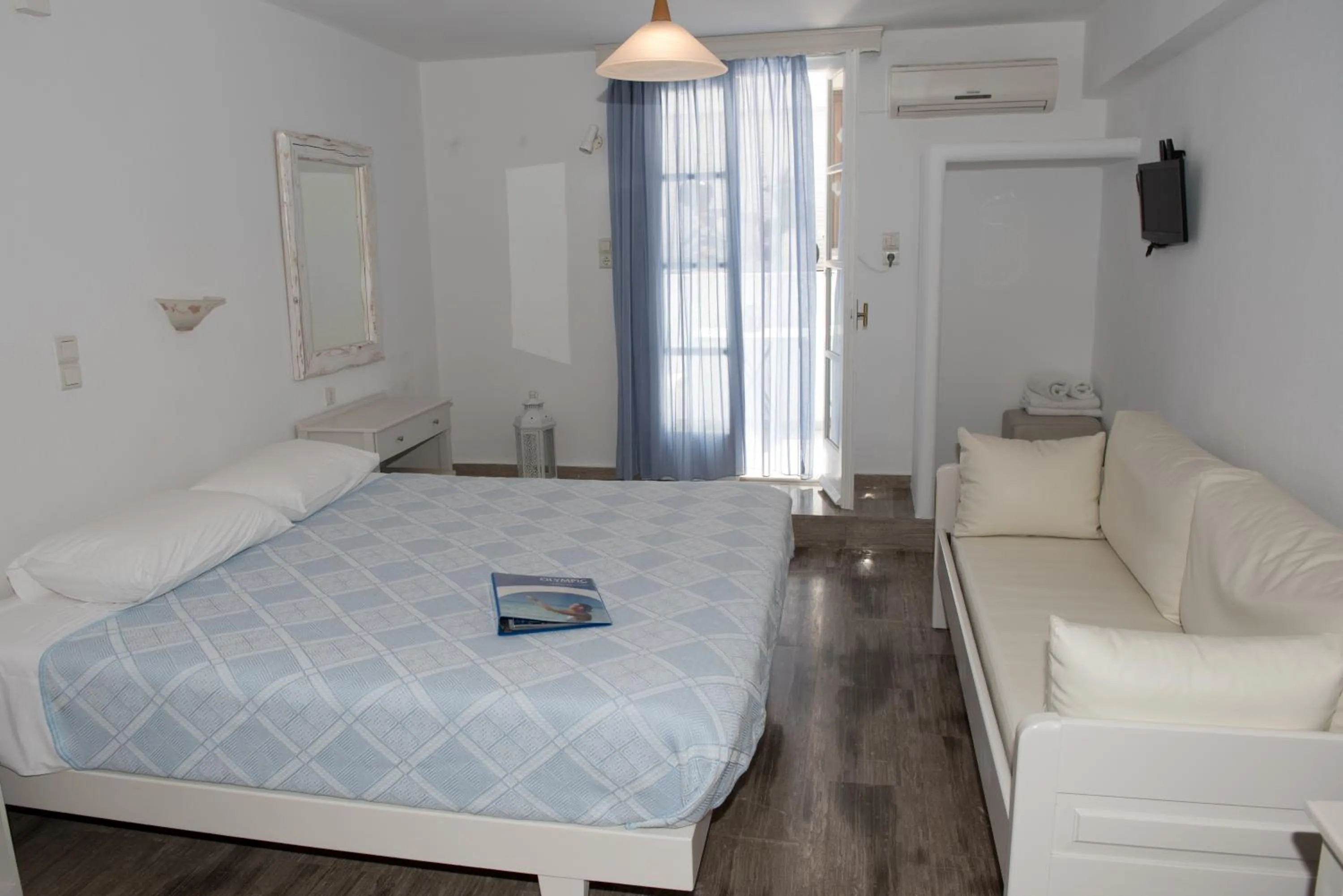 Bed in Blue Sky Summer