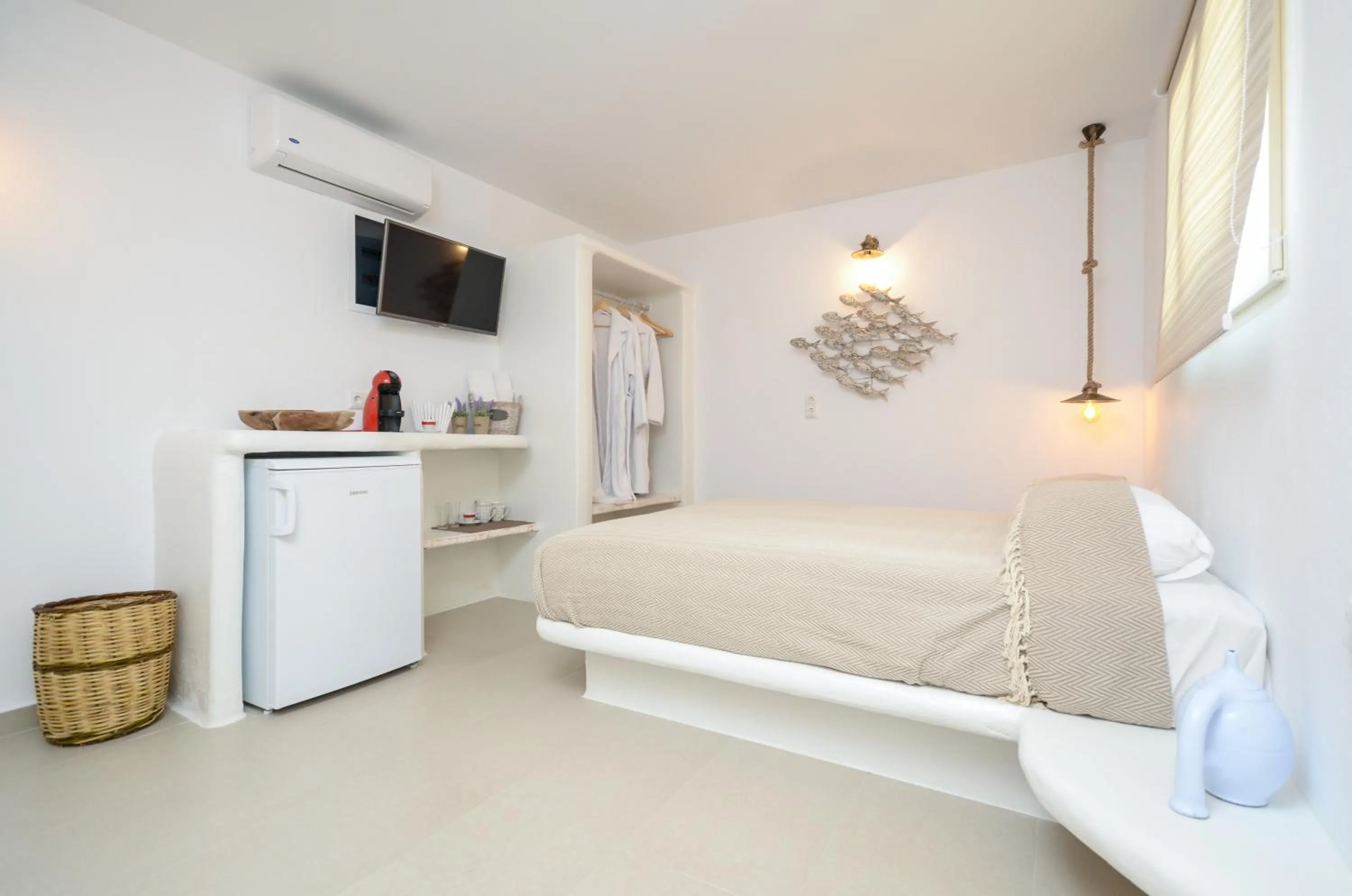 Bed in Blue Sky Summer