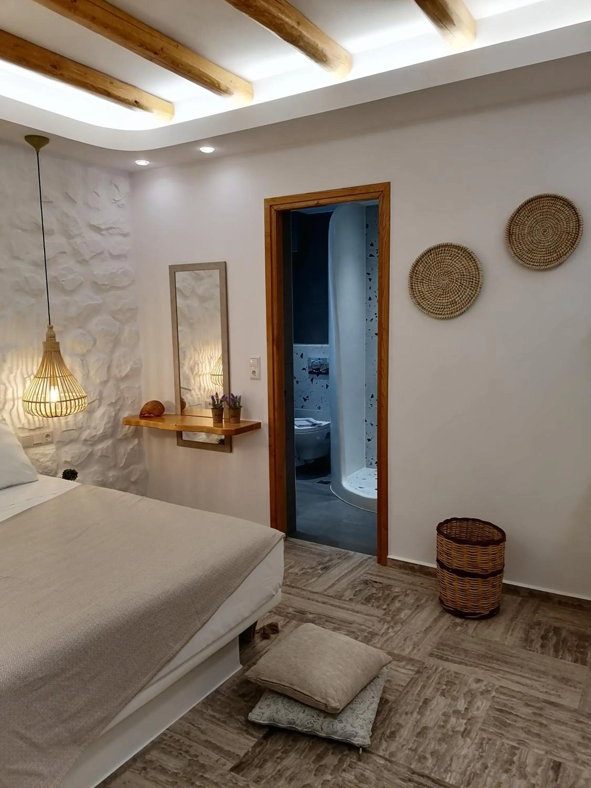 Bed in Blue Sky Summer