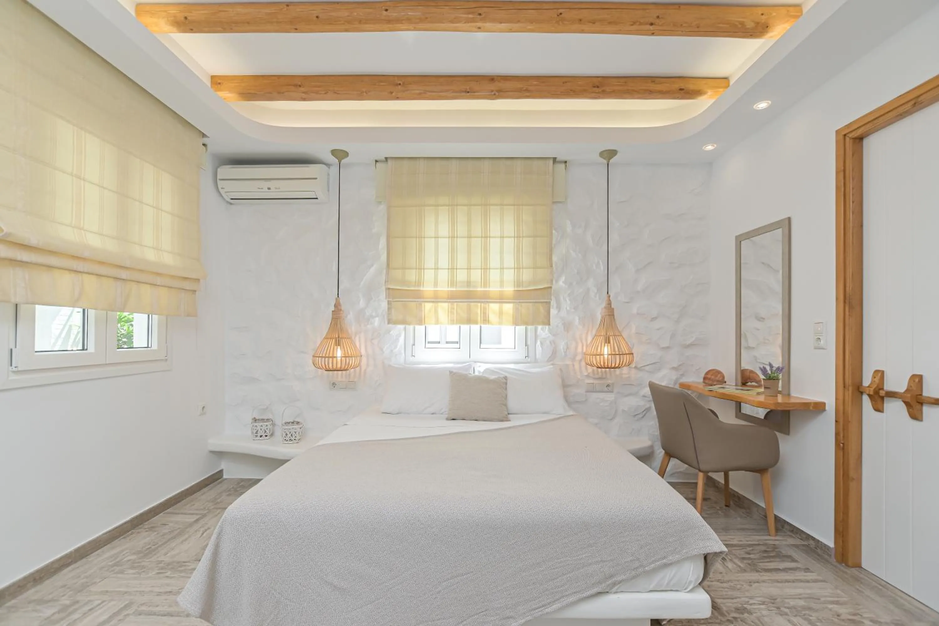 Bed in Blue Sky Summer