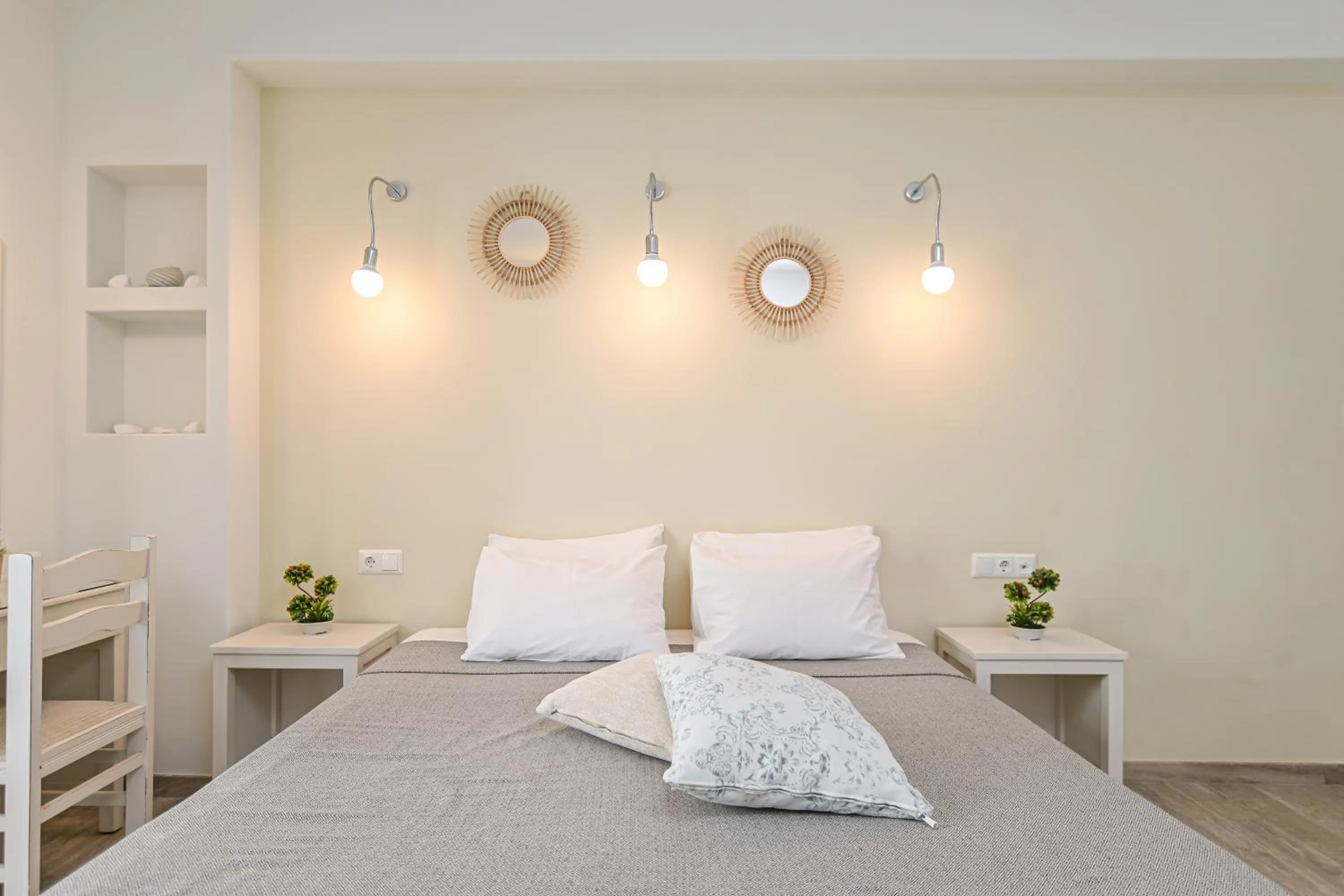 Bed in Blue Sky Summer