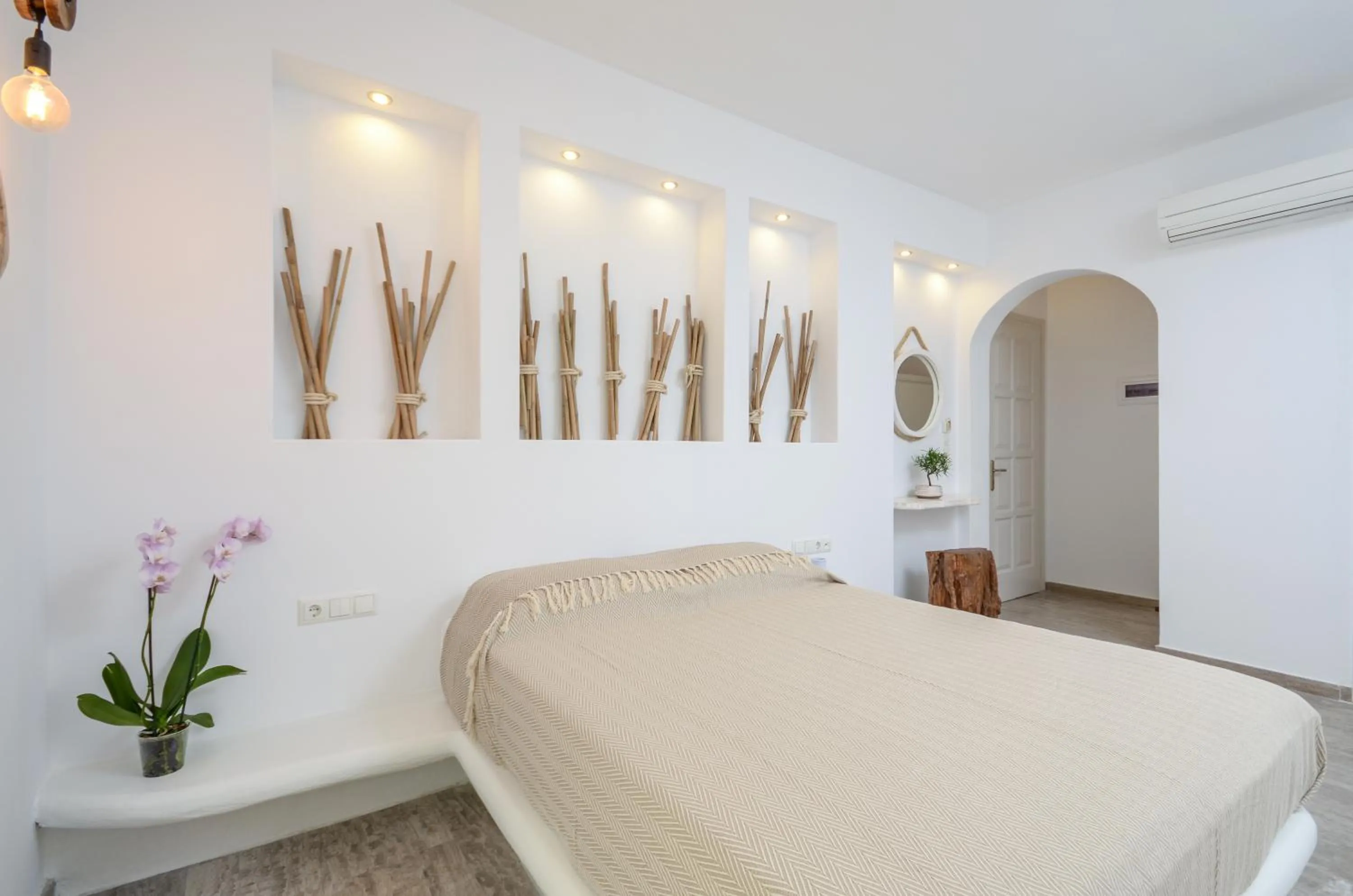 Bed in Blue Sky Summer