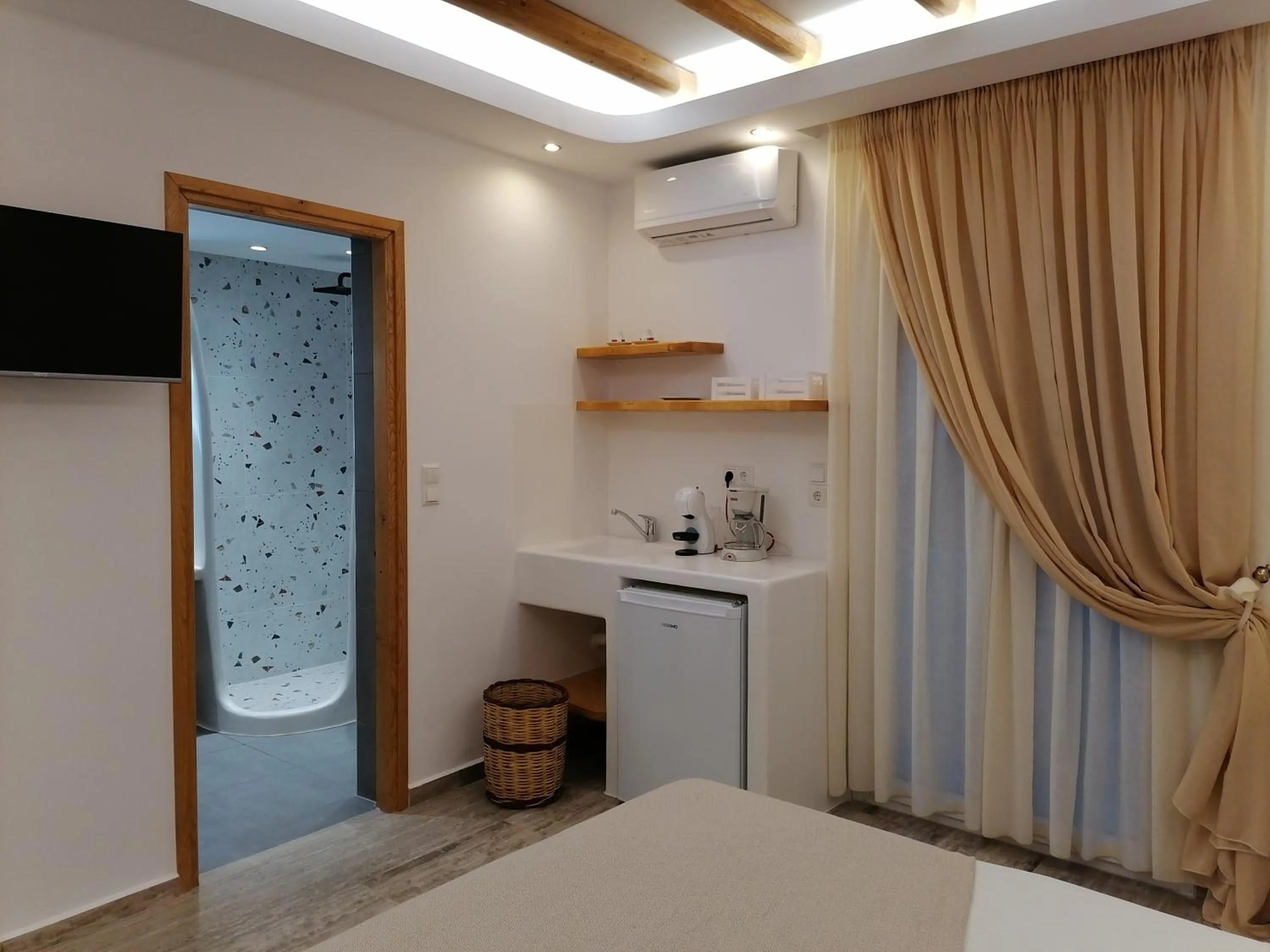 Bed in Blue Sky Summer