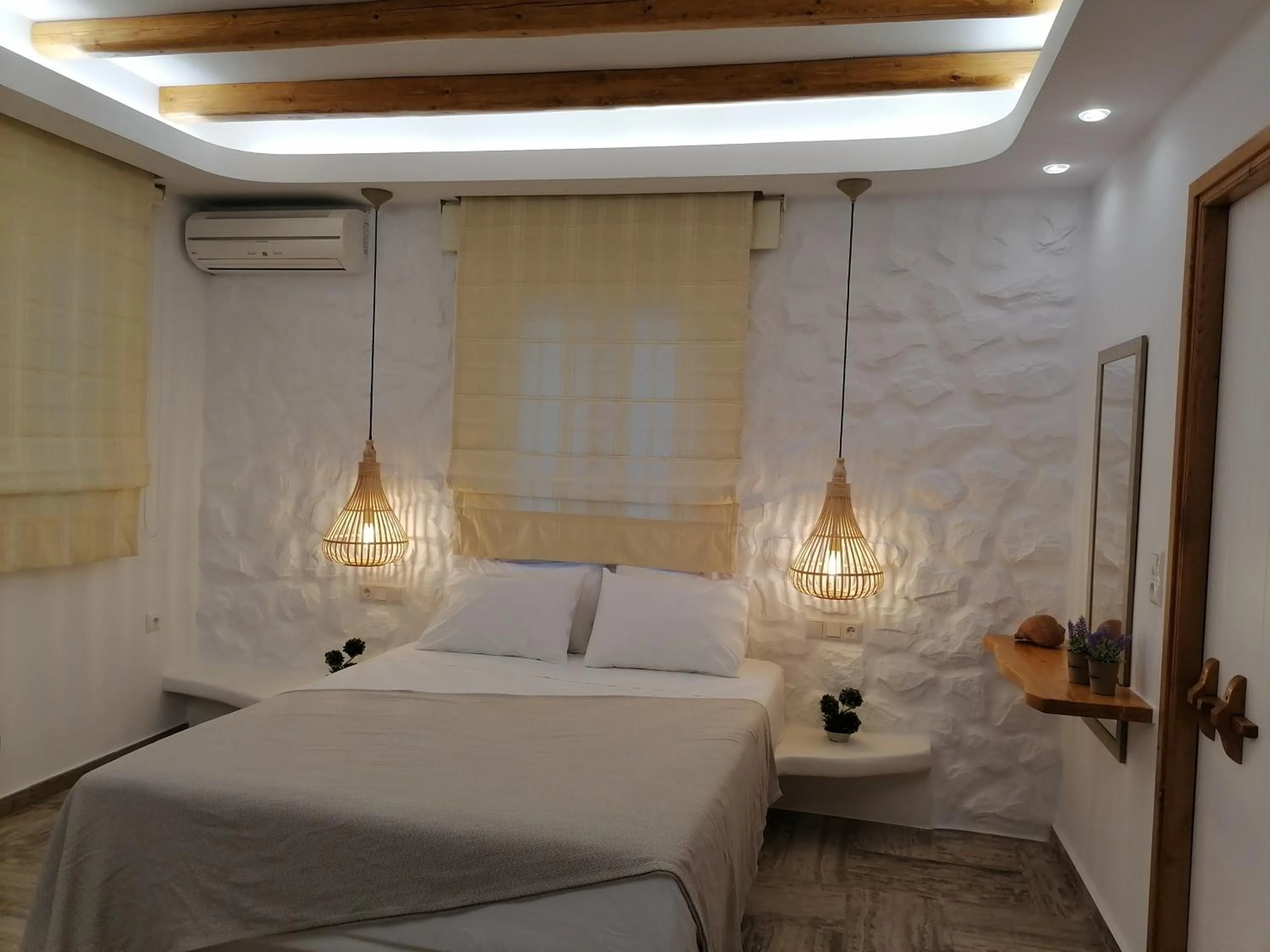 Bed in Blue Sky Summer