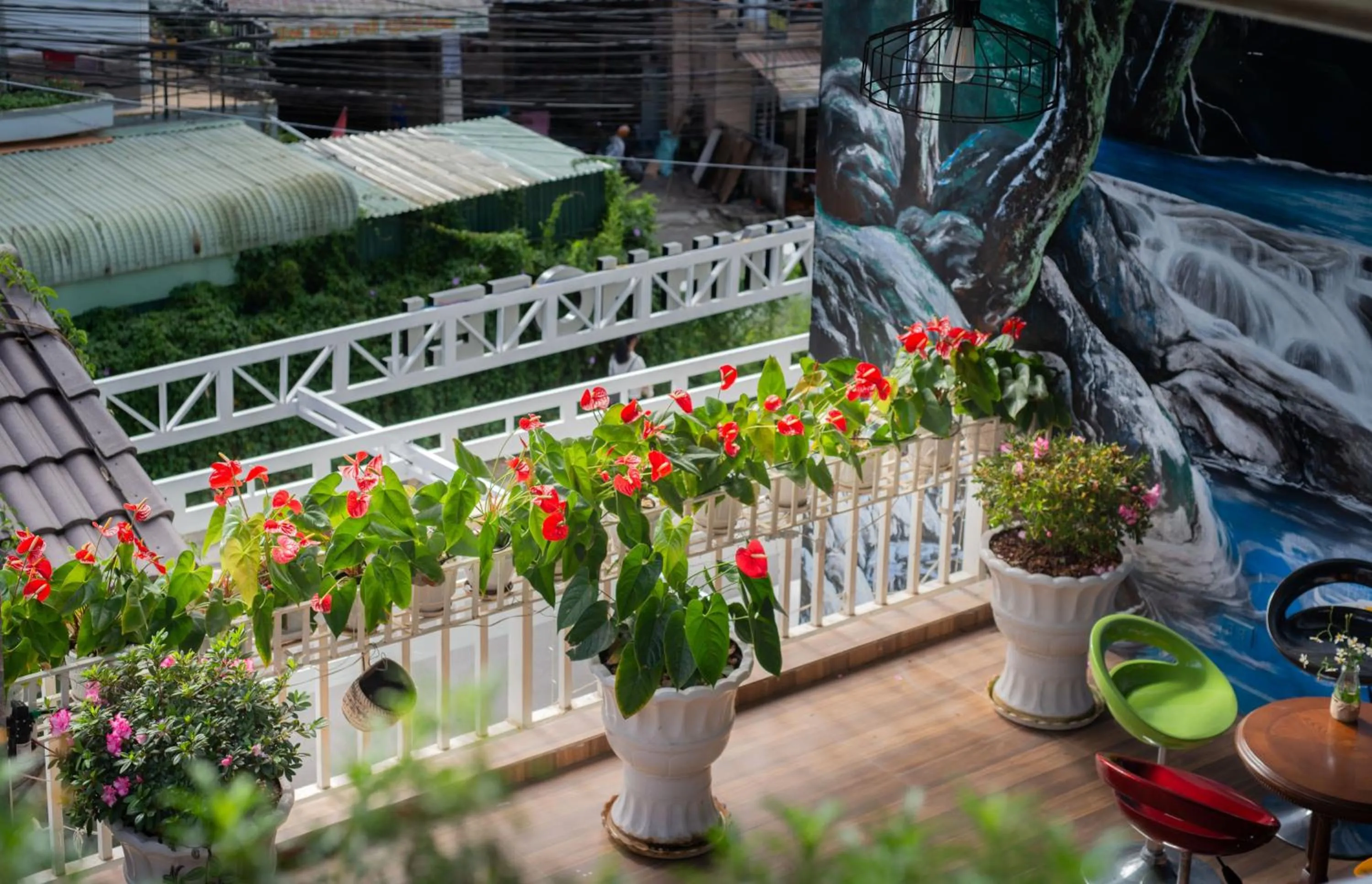 Decorative detail in Duy Vinh Hotel Dalat