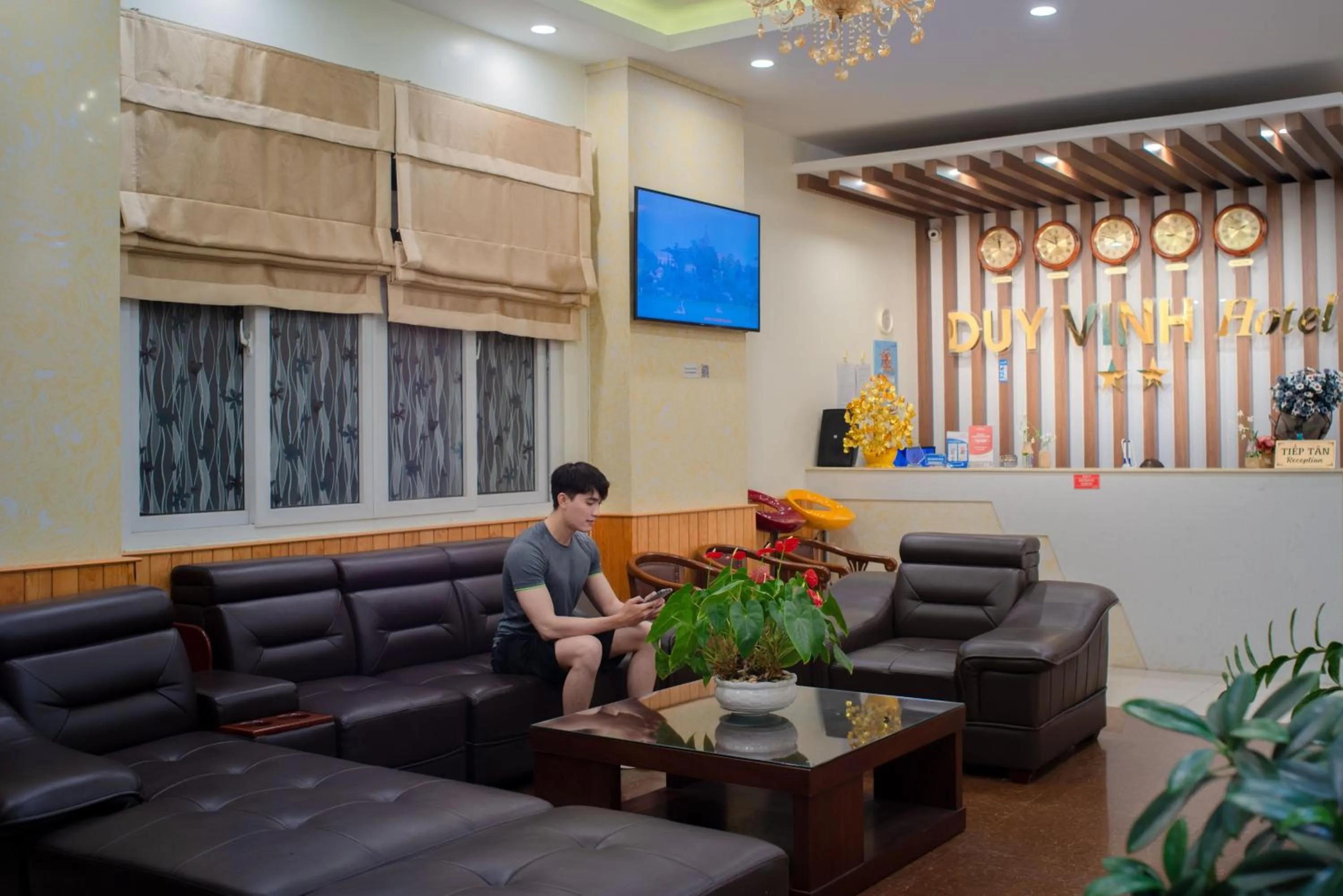 Lobby or reception in Duy Vinh Hotel Dalat