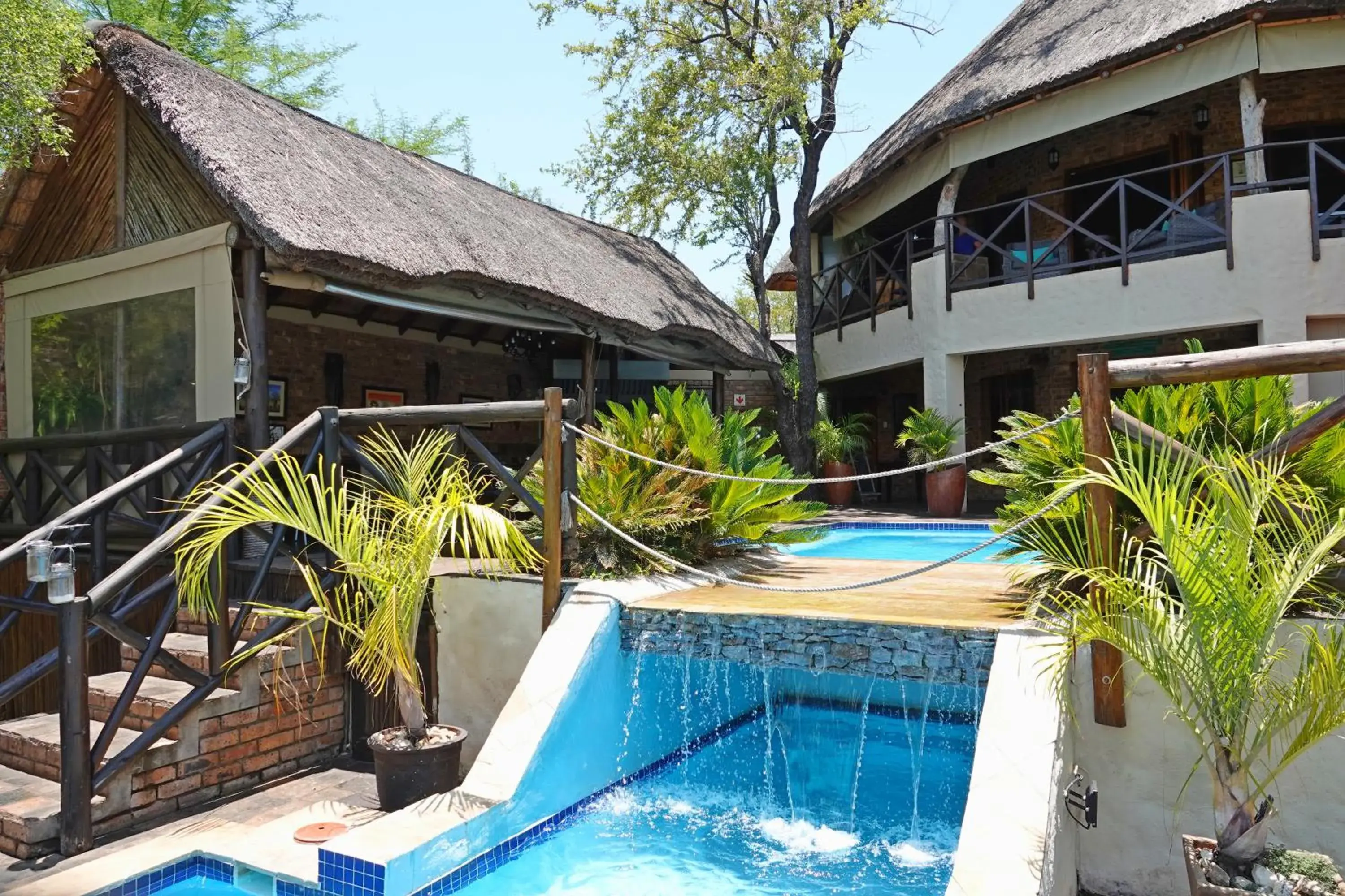 Facade/entrance in Crocodile Kruger Safari Lodge Facade/entrance in Crocodile Kruger Safari Lodge