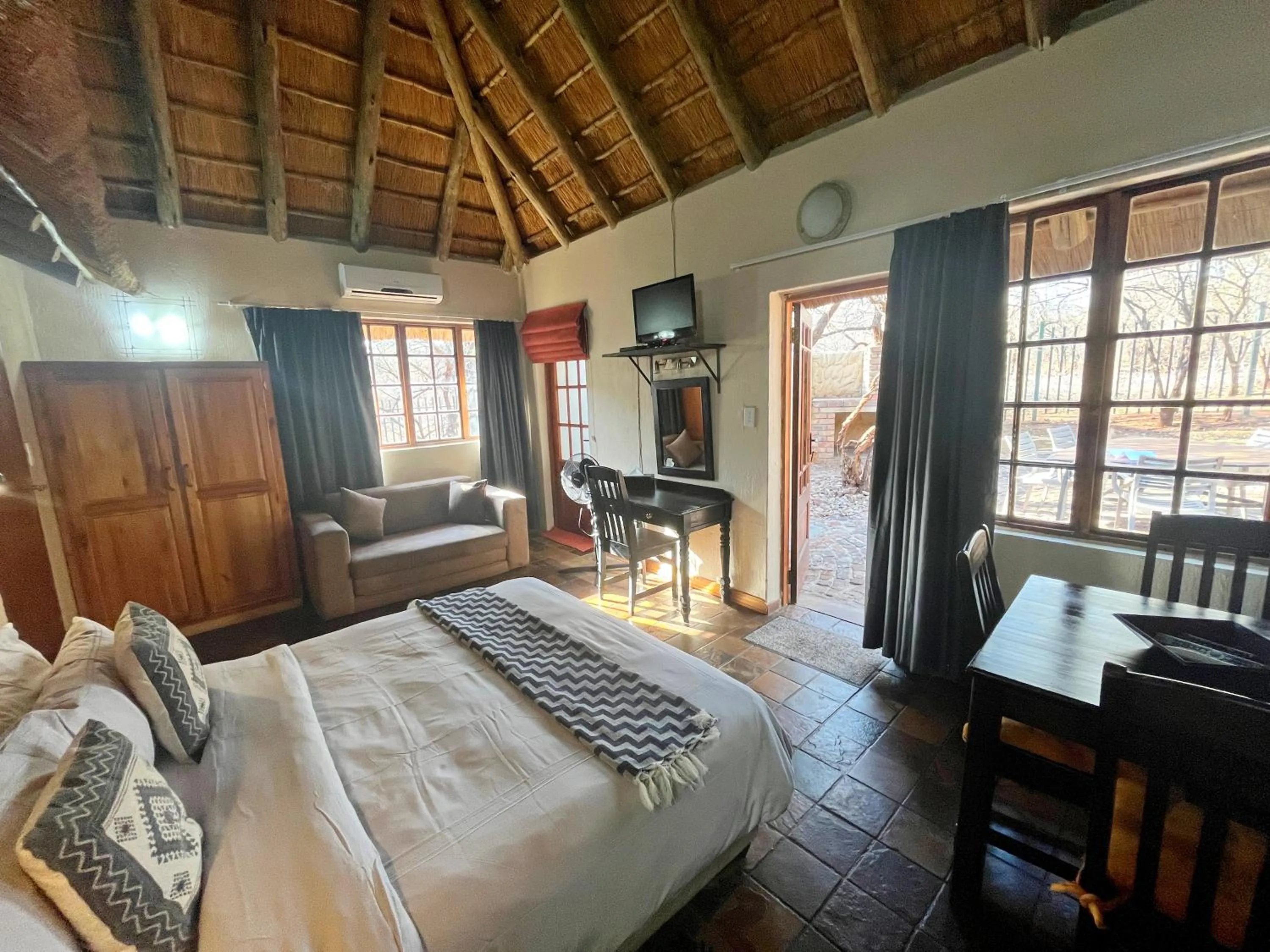 furniture, Bed in Crocodile Kruger Safari Lodge