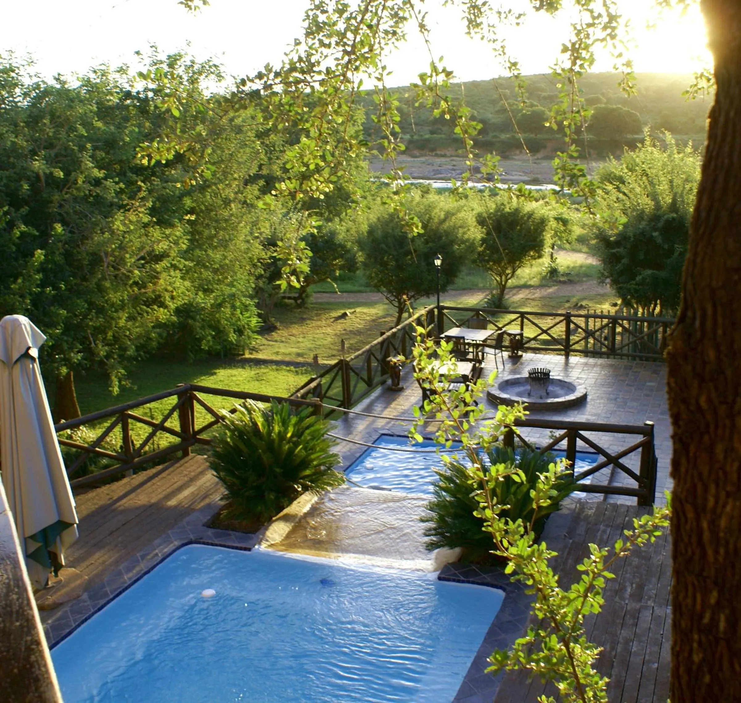 Balcony/Terrace in Crocodile Kruger Safari Lodge