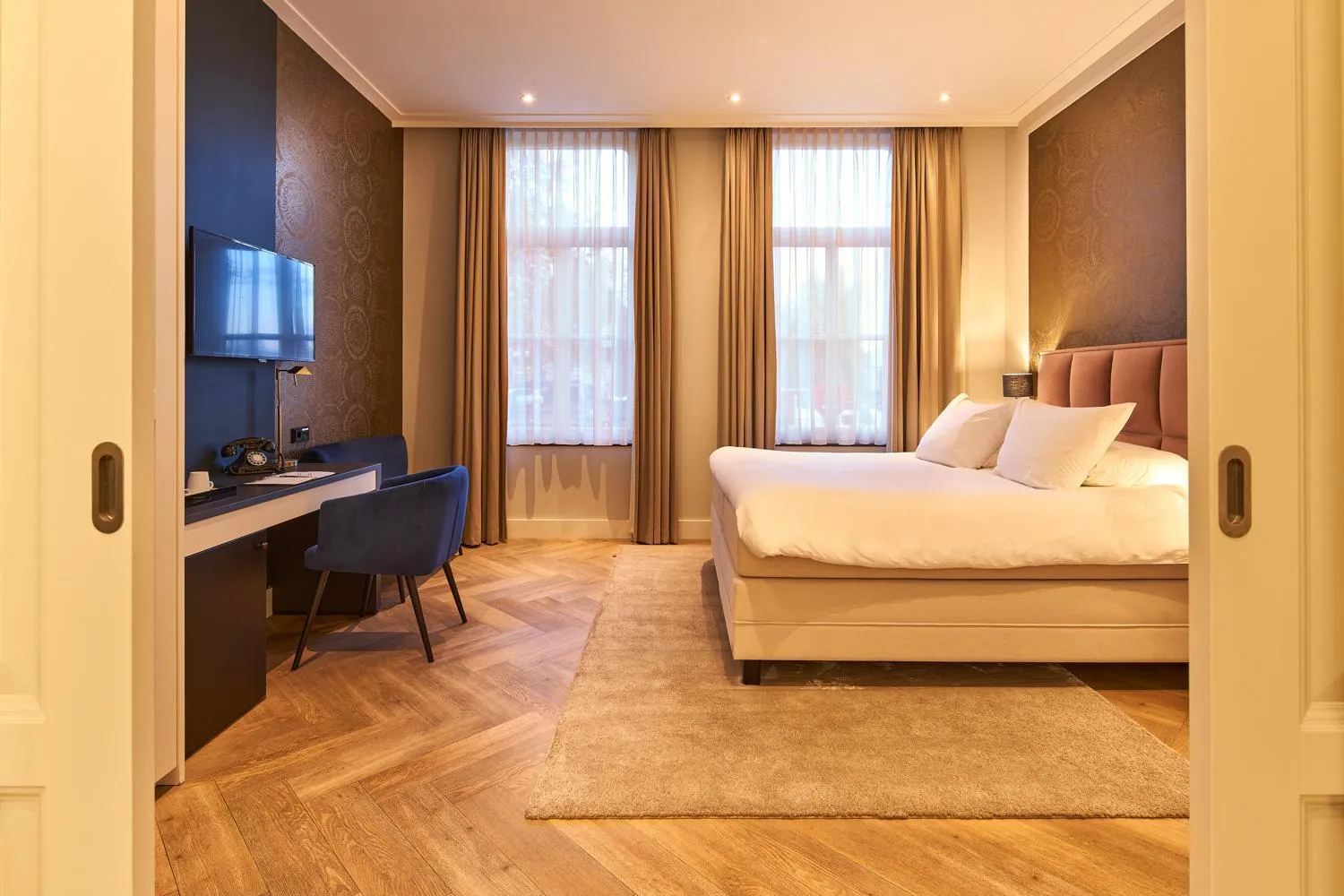 Bedroom, Bed in The Yard hotel Zuidkade