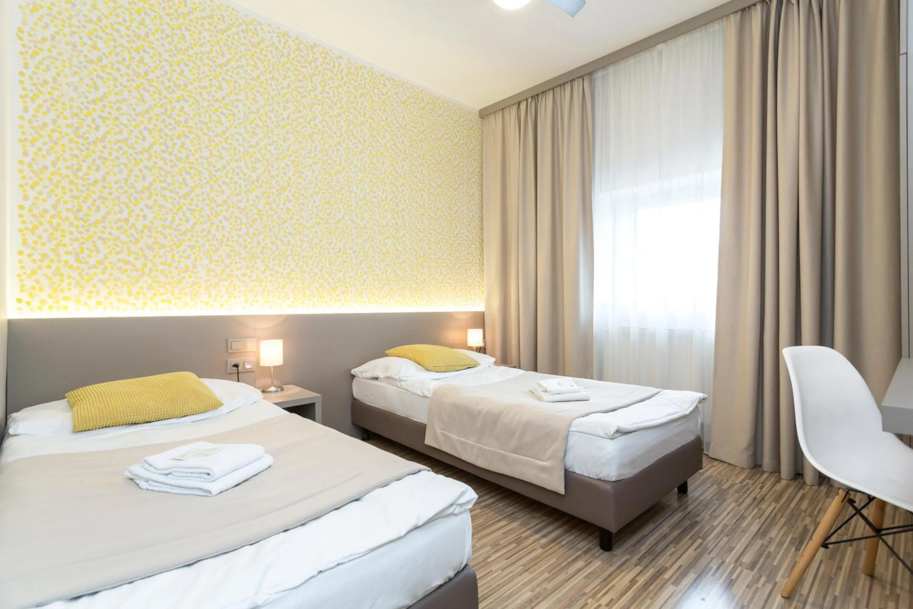 Bedroom, Bed in Pension Akat