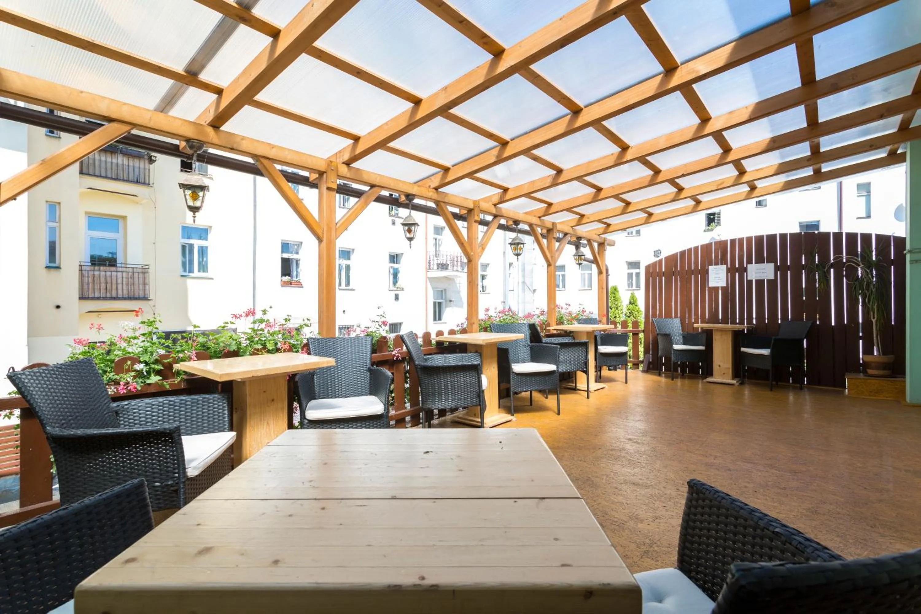 Balcony/Terrace in Pension Akat