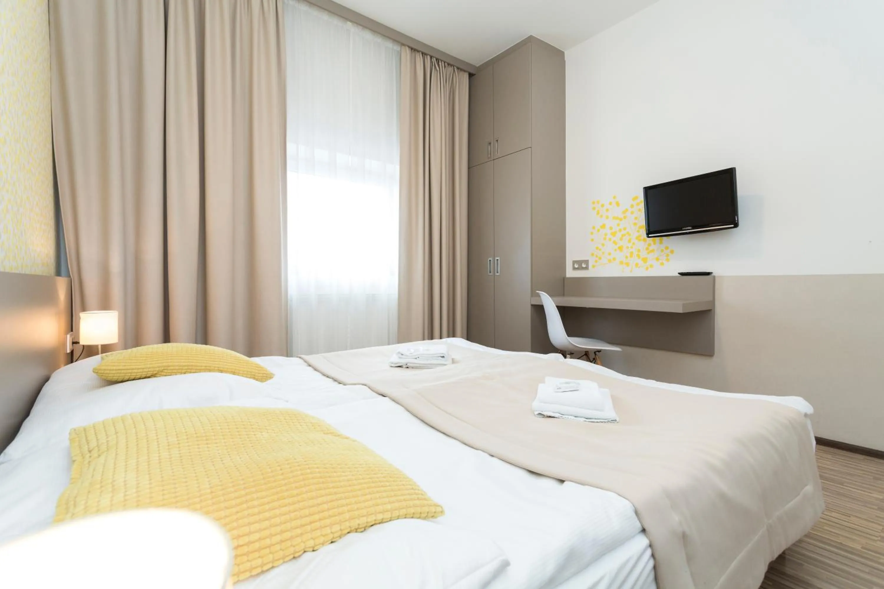 Bedroom, Bed in Pension Akat