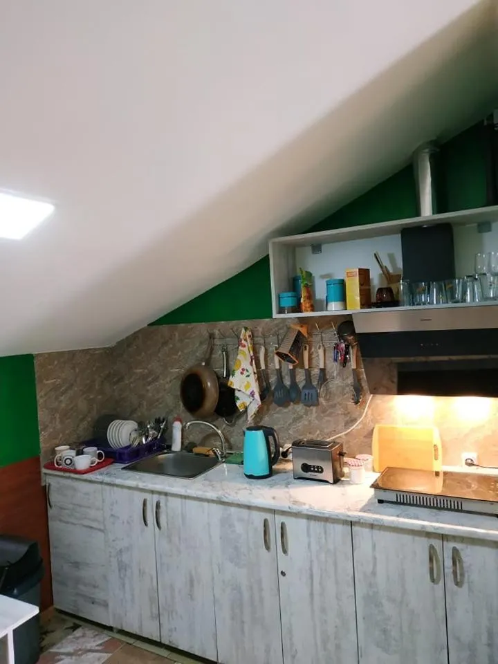 Kitchen or kitchenette in Hostel Portal