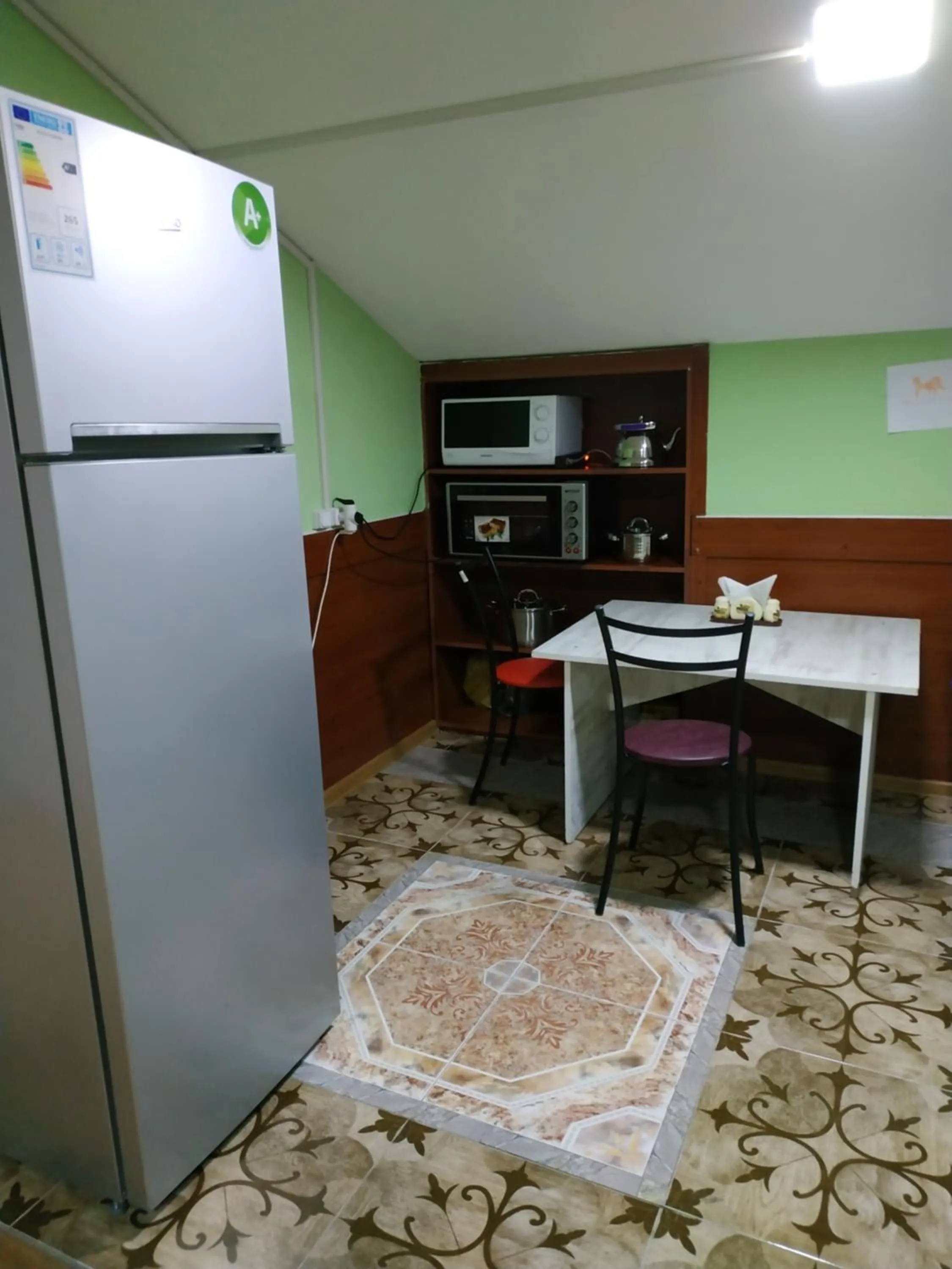 Kitchen or kitchenette in Hostel Portal