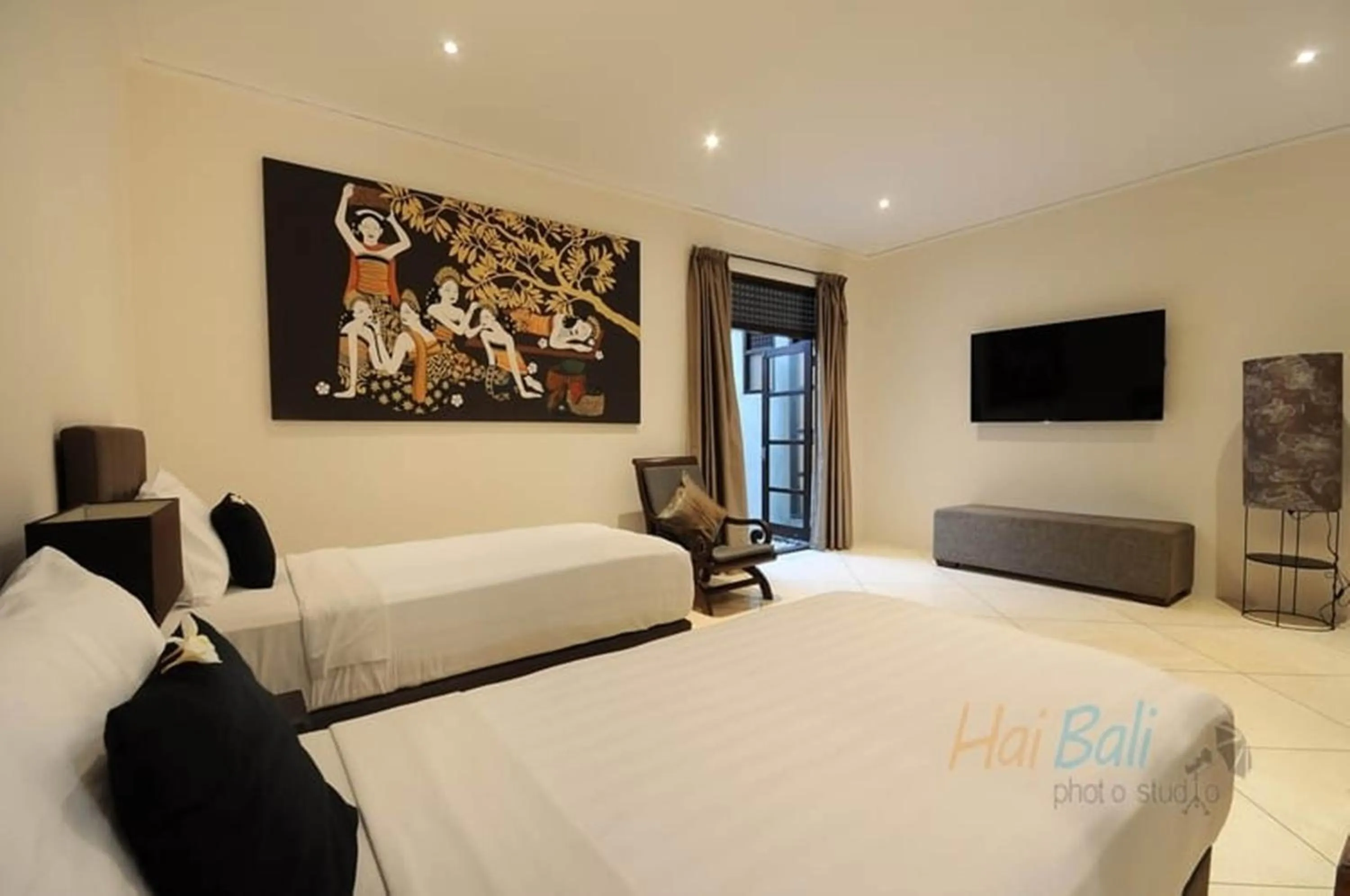 Bedroom, Bed in Villa Seminyak William