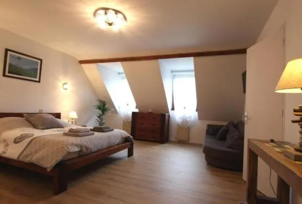 Bedroom, Bed in LES CHAMBRES DU GAVE D'OSSAU