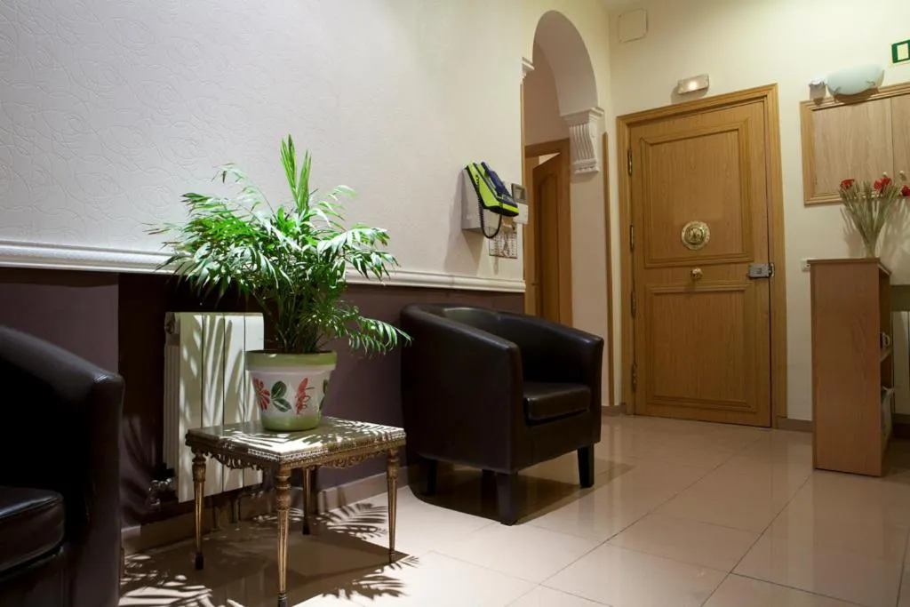 Lobby or reception in Hostal Zabala