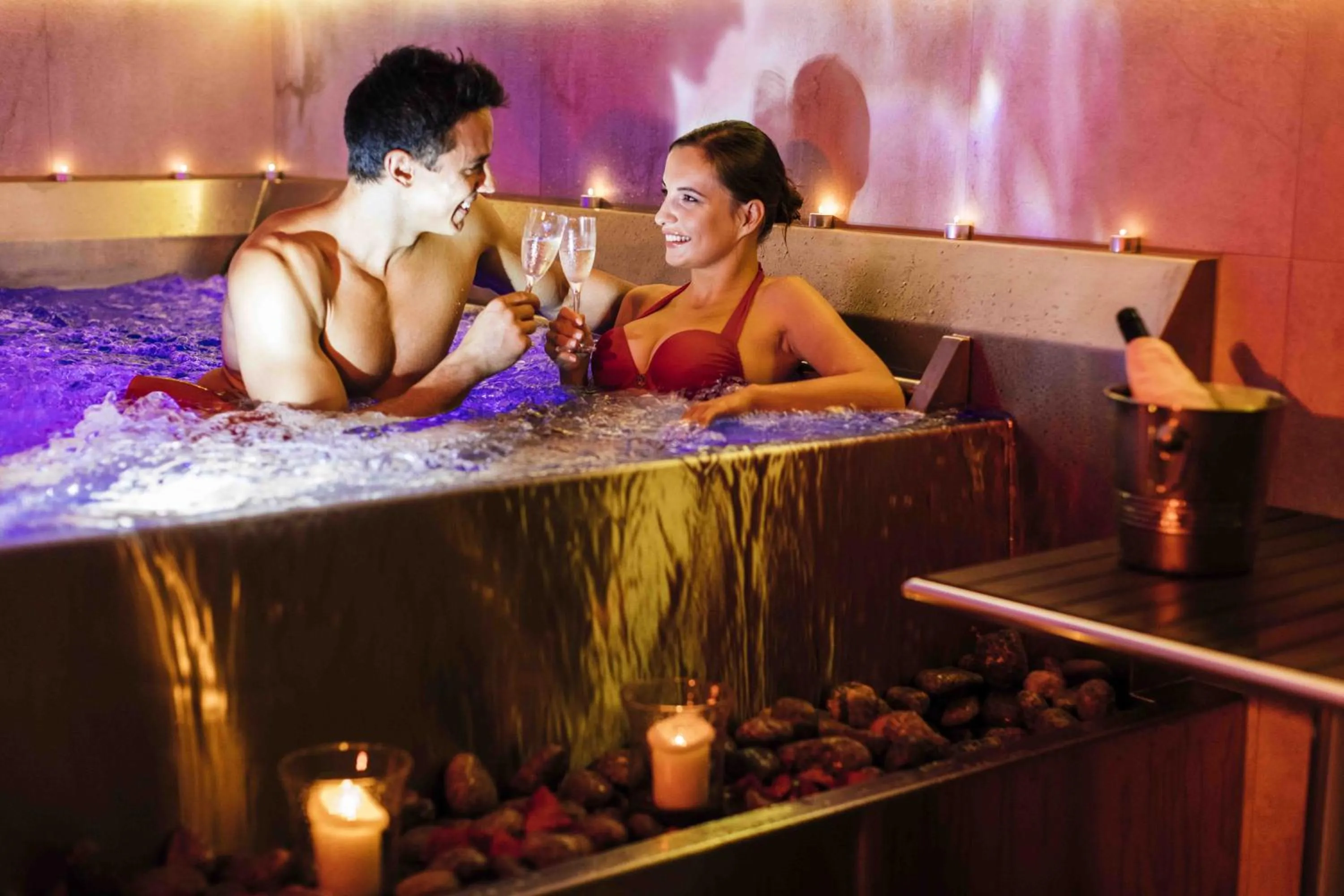 Hot Tub in Rezort Gothal Chalupy