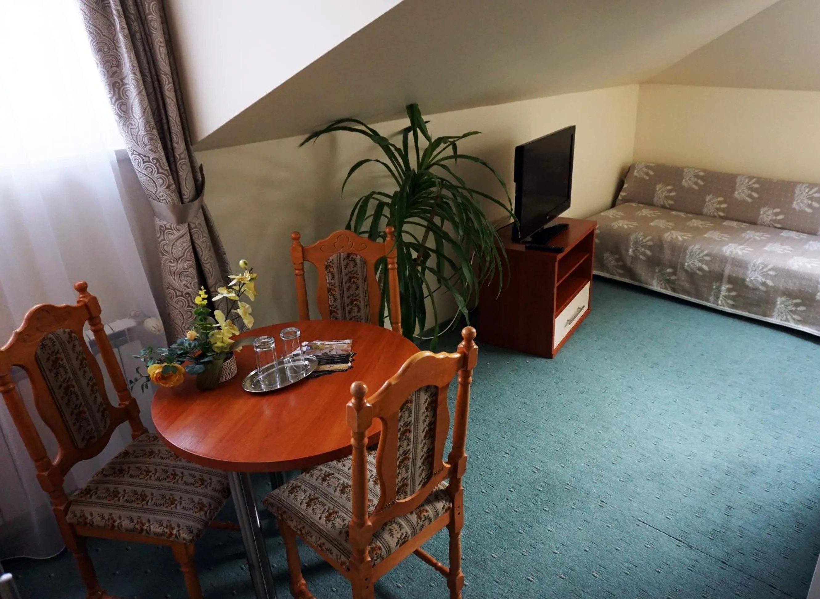 Photo of the whole room, Bed in Pod Szczęśliwą Gwiazdą