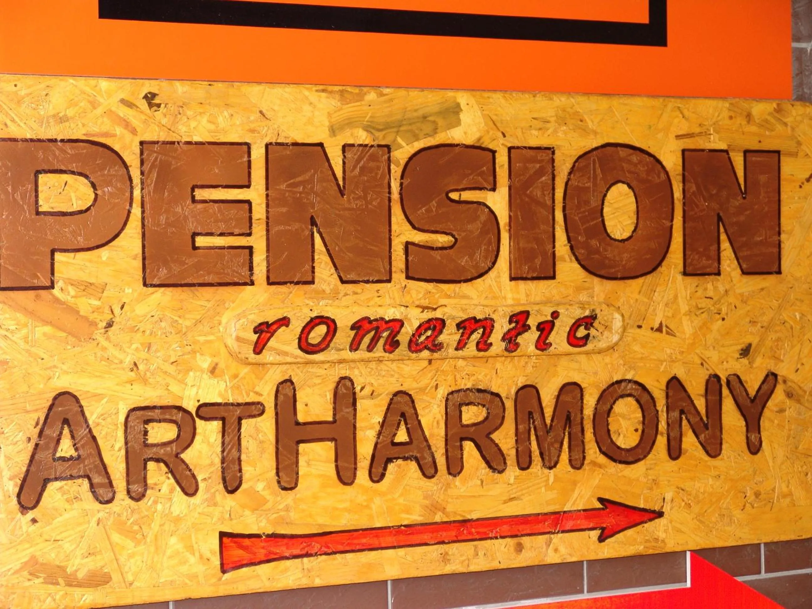 Decorative detail in ARTHARMONY Pension & Hostel