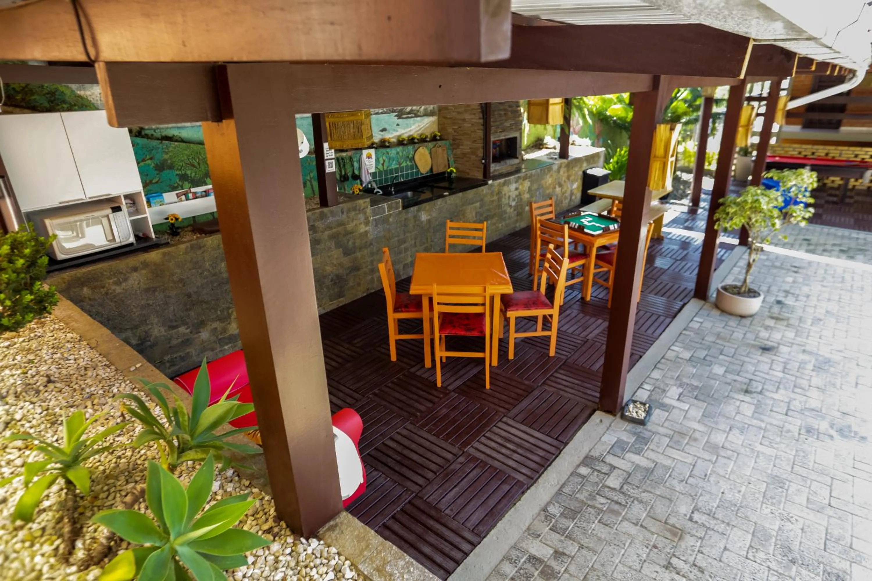 Dining area in Pousada Magnus