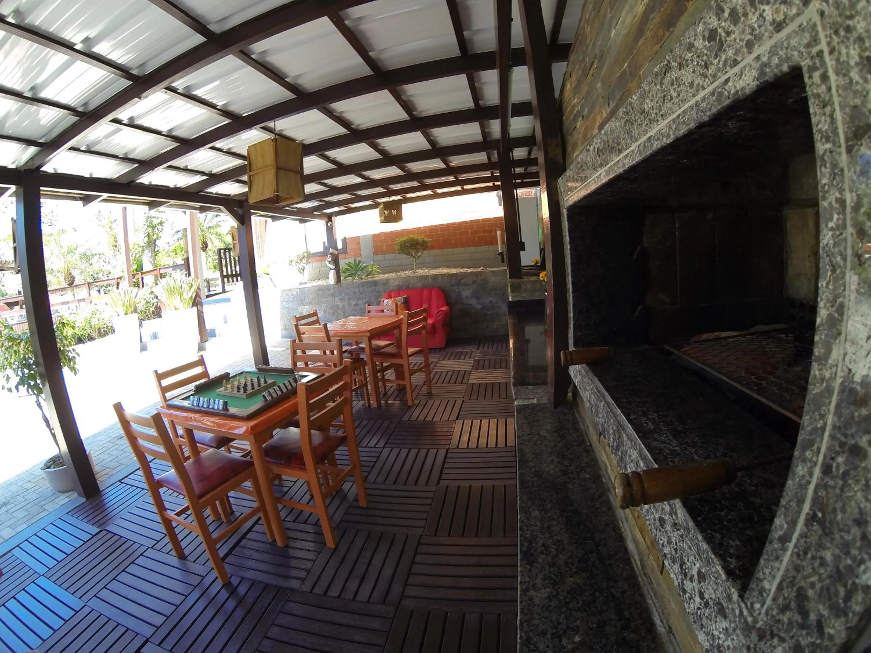 Dining area in Pousada Magnus