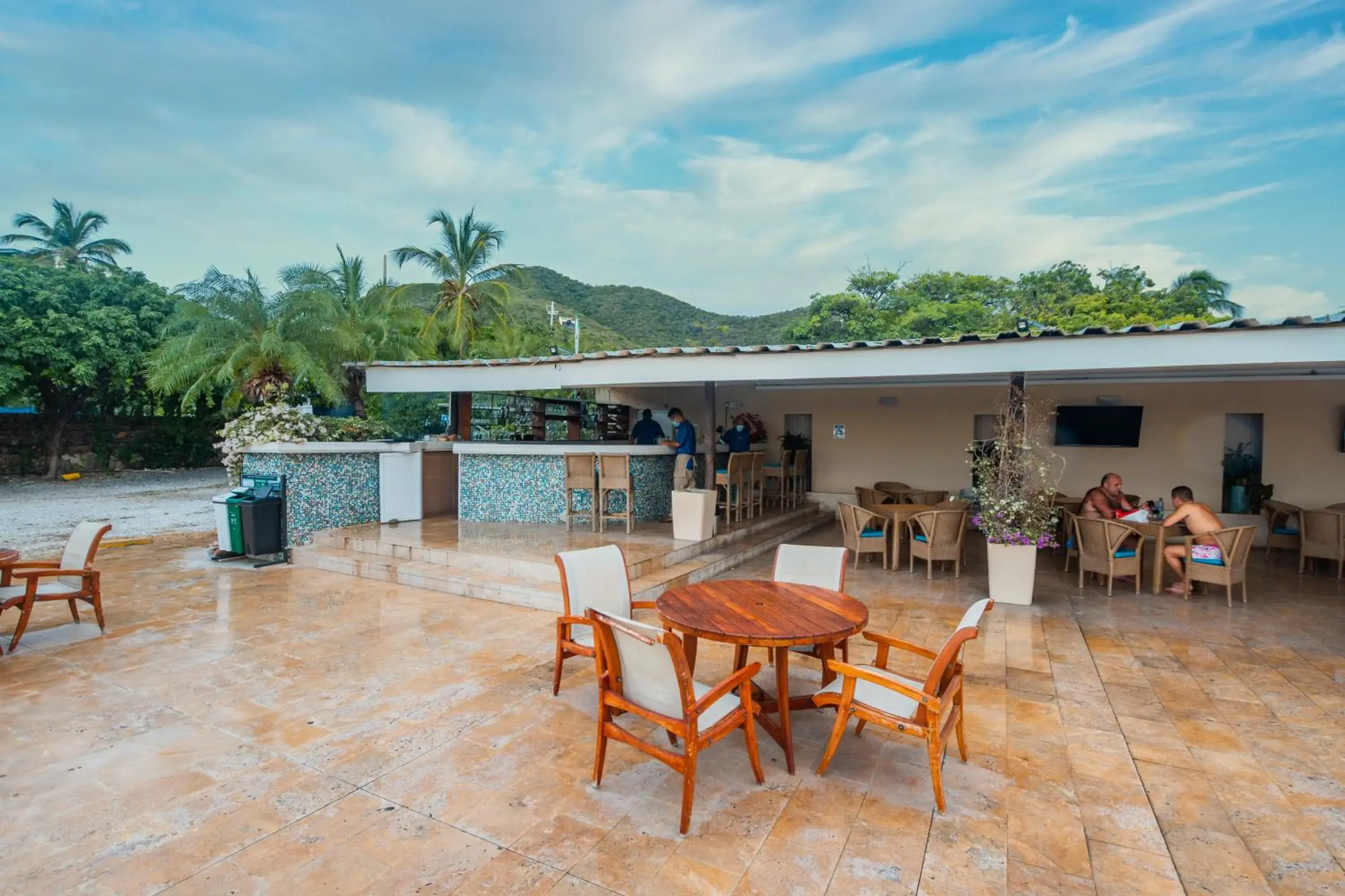 Property building in Tamaca Beach Resort Property building in Tamaca Beach Resort