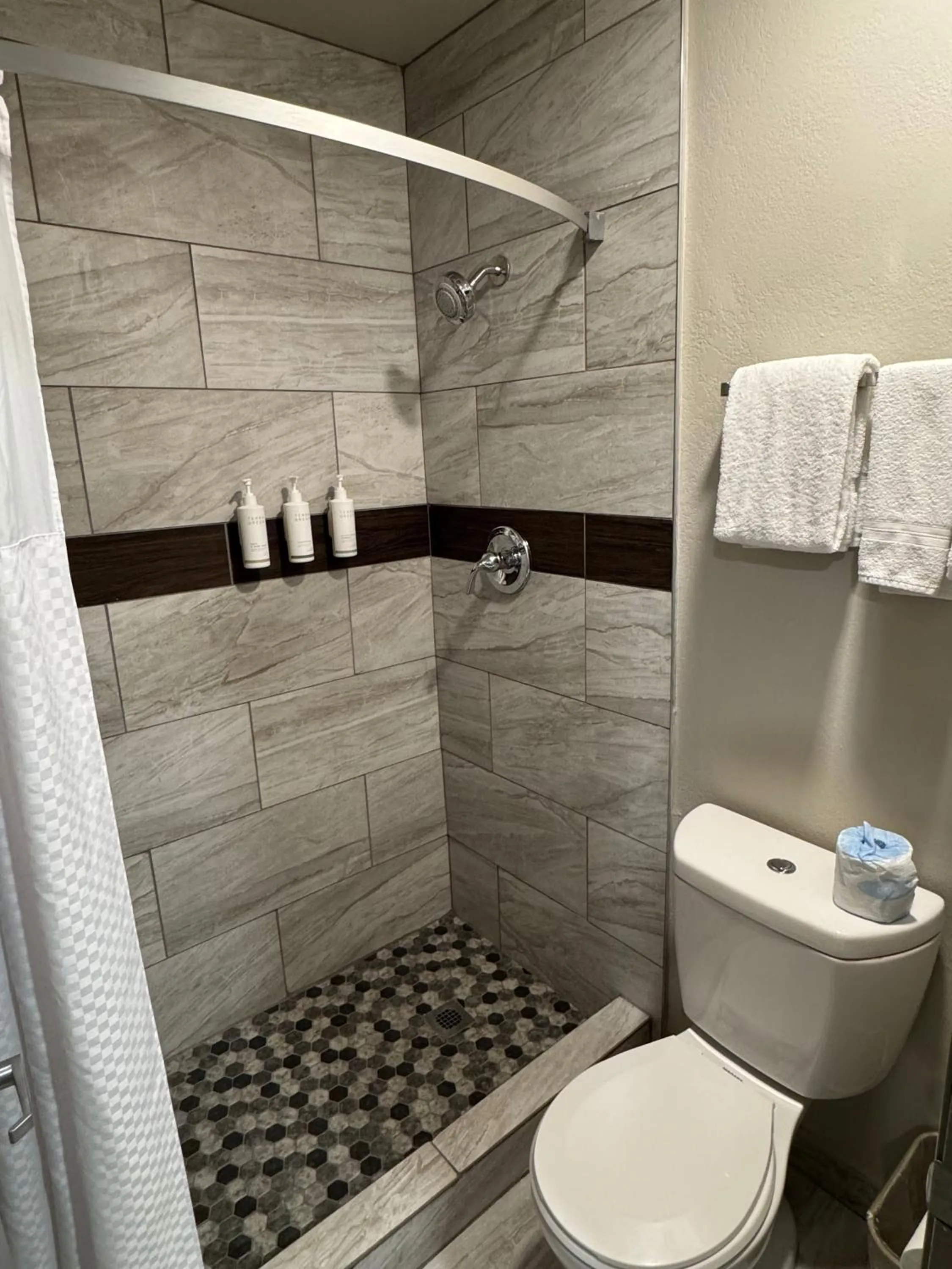 Shower in Days Inn by Wyndham Barstow
