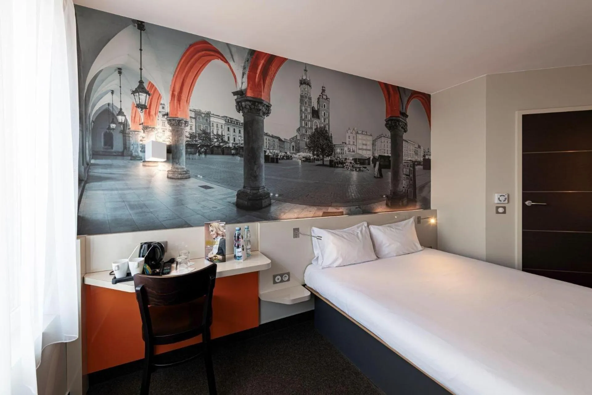 Photo of the whole room, Bed in B&B HOTEL Krakow Centrum