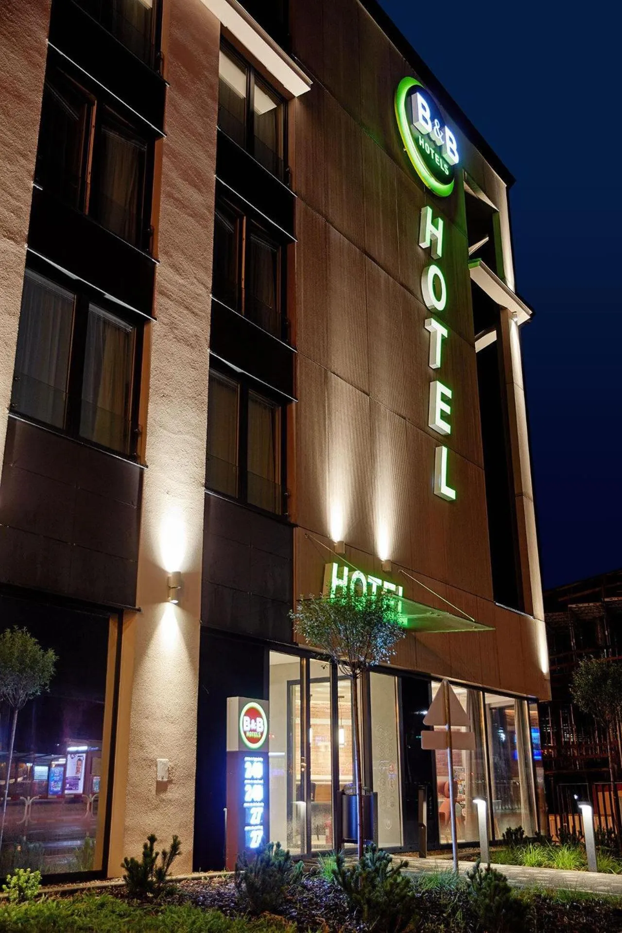 Property building in B&B HOTEL Krakow Centrum