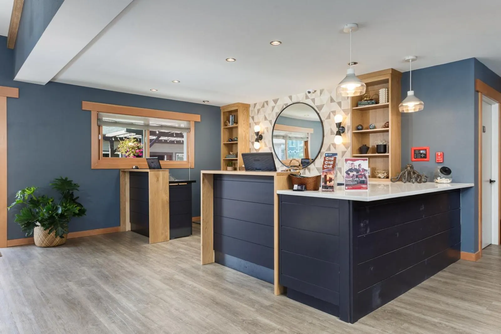Lobby or reception in The Coho Oceanfront Lodge