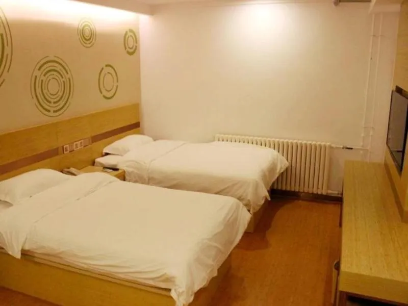 Bed in GreenTree Inn Yantai Zhifu District East Zhifu Road Hotel