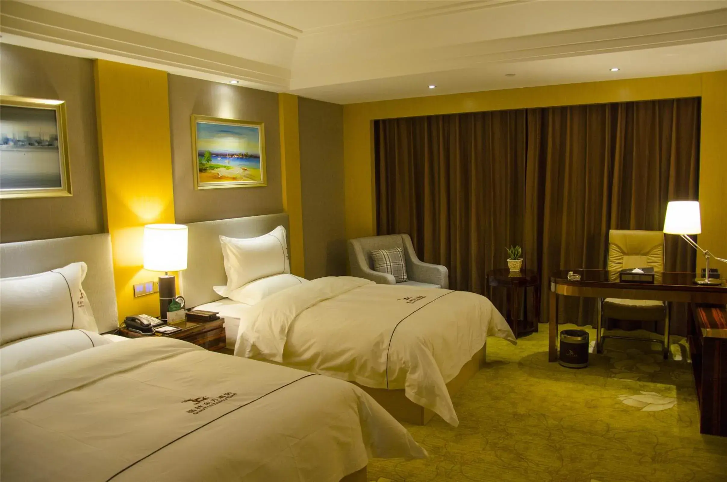 Bed in GreenTree Eastern Yancheng Binhai Oubaoliya City Square Hotel Bed in GreenTree Eastern Yancheng Binhai Oubaoliya City Square Hotel